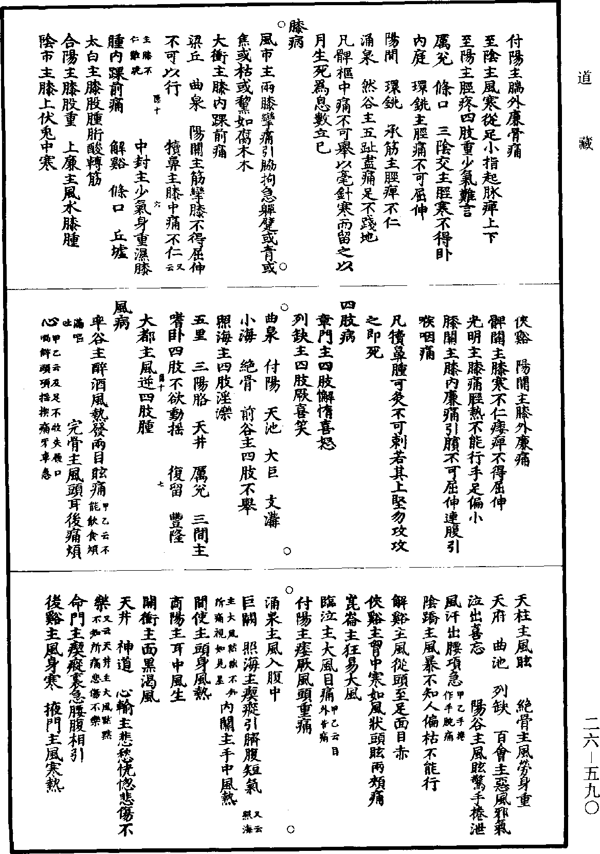 孫真人備急千金要方《道藏》第26冊_第0590頁