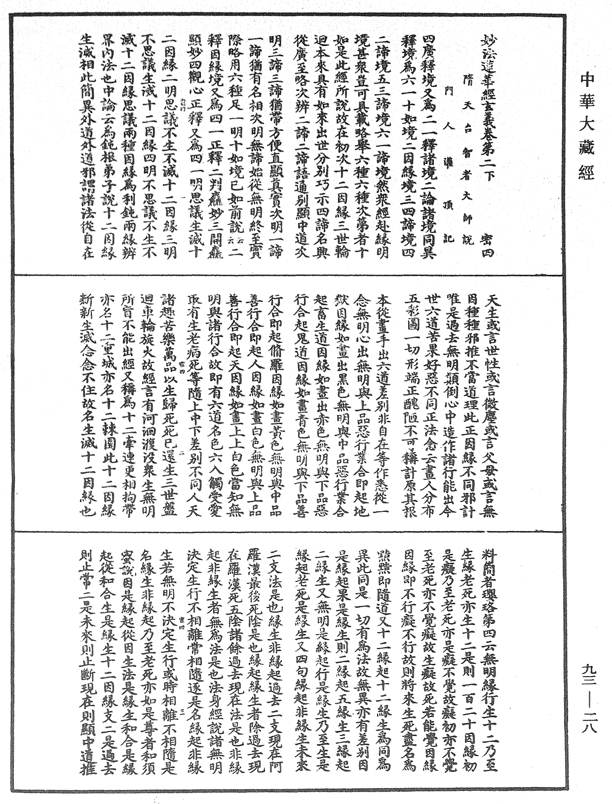 妙法蓮華經玄義《中華大藏經》_第93冊_第028頁