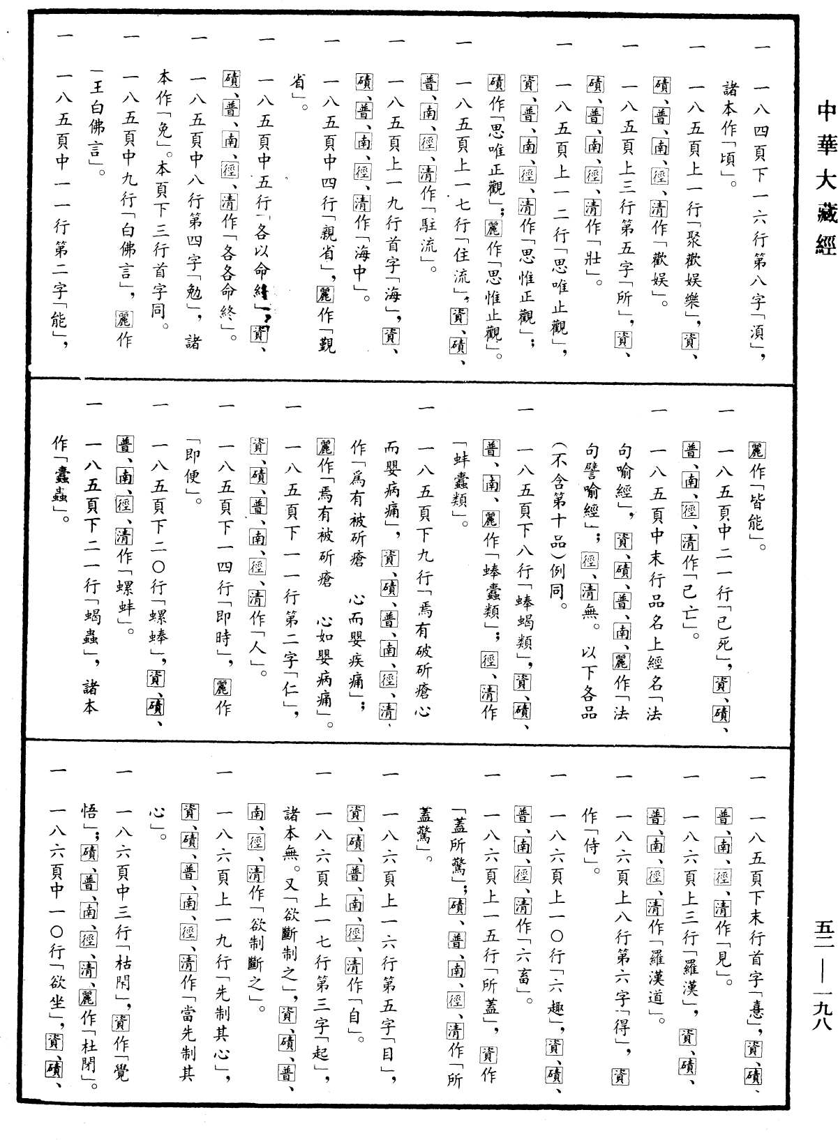 File:《中華大藏經》 第52冊 第198頁.png