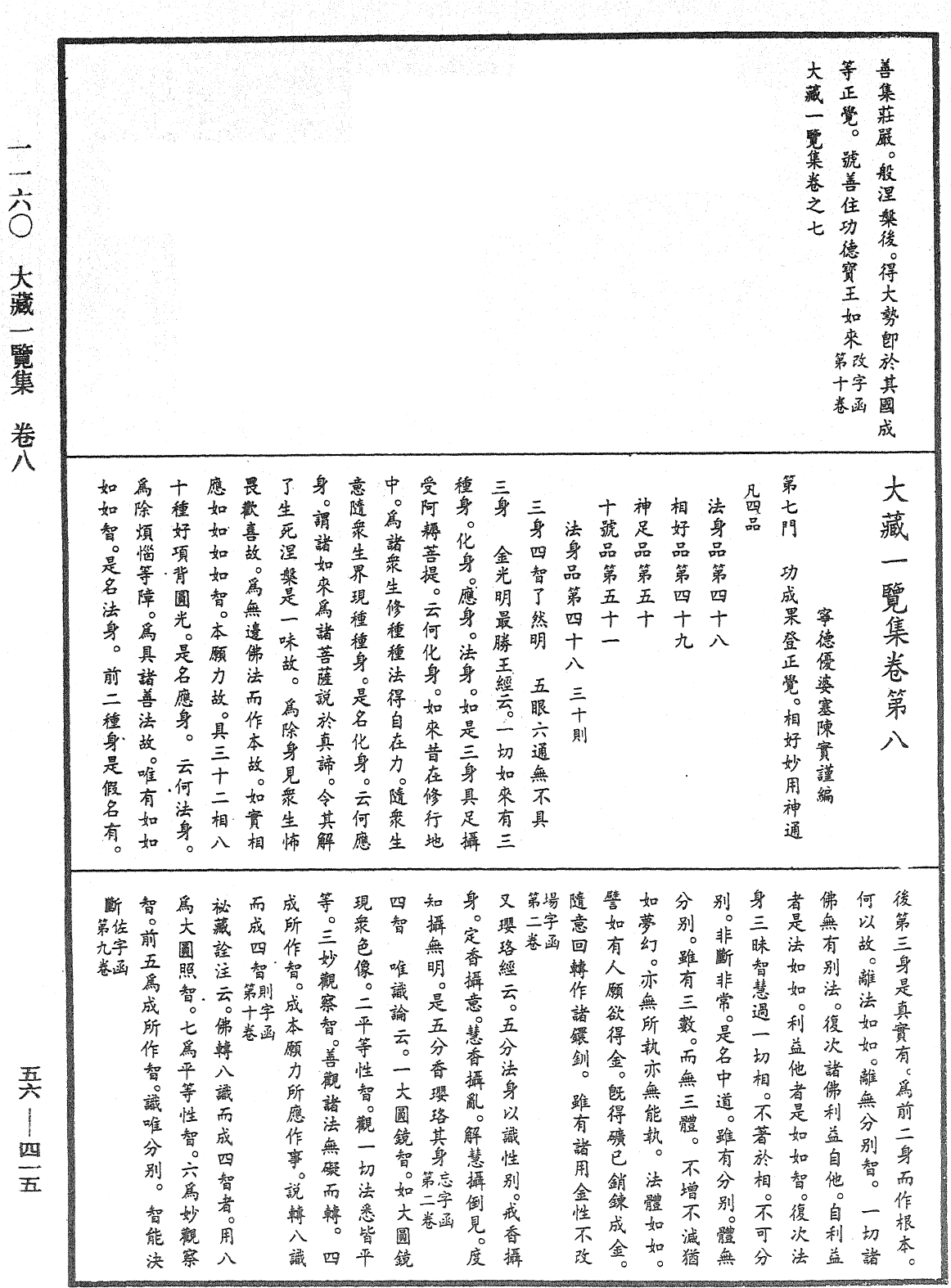 大藏一覽集《中華大藏經》_第56冊_第0415頁