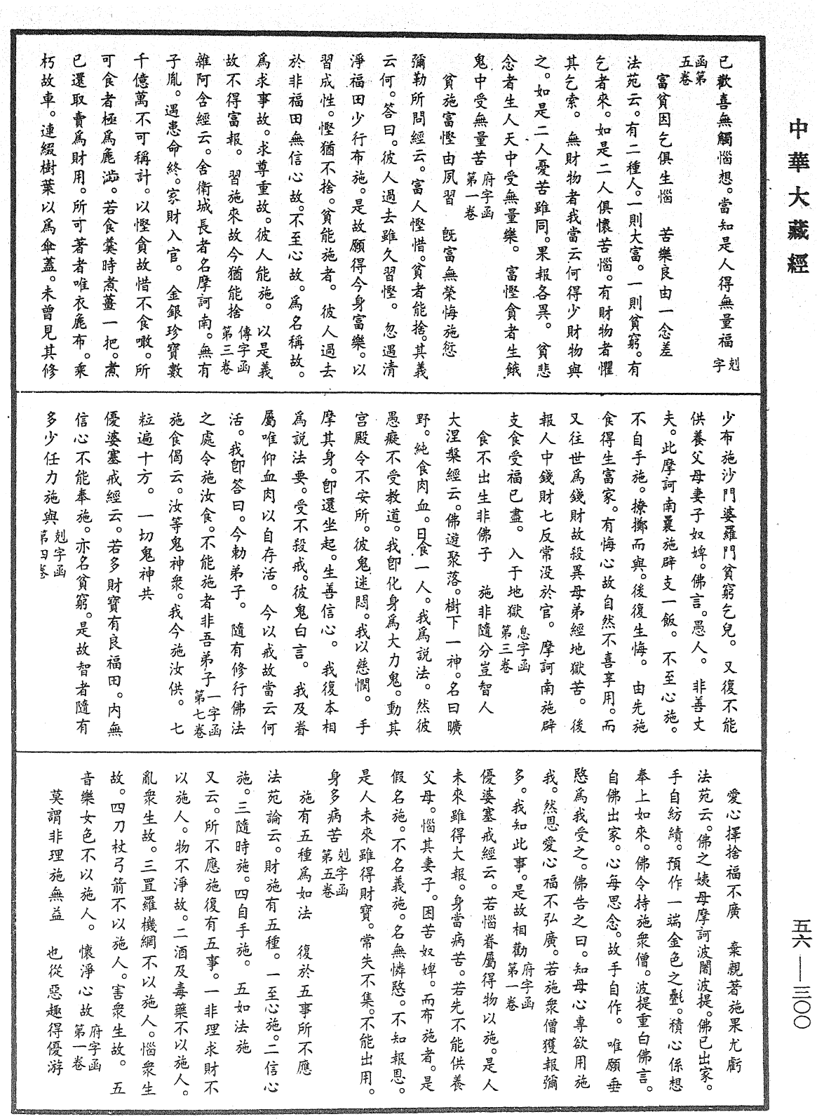 大藏一覽集《中華大藏經》_第56冊_第0300頁