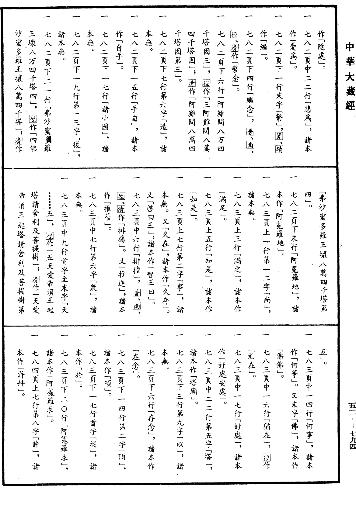 經律異相《中華大藏經》_第52冊_第794頁