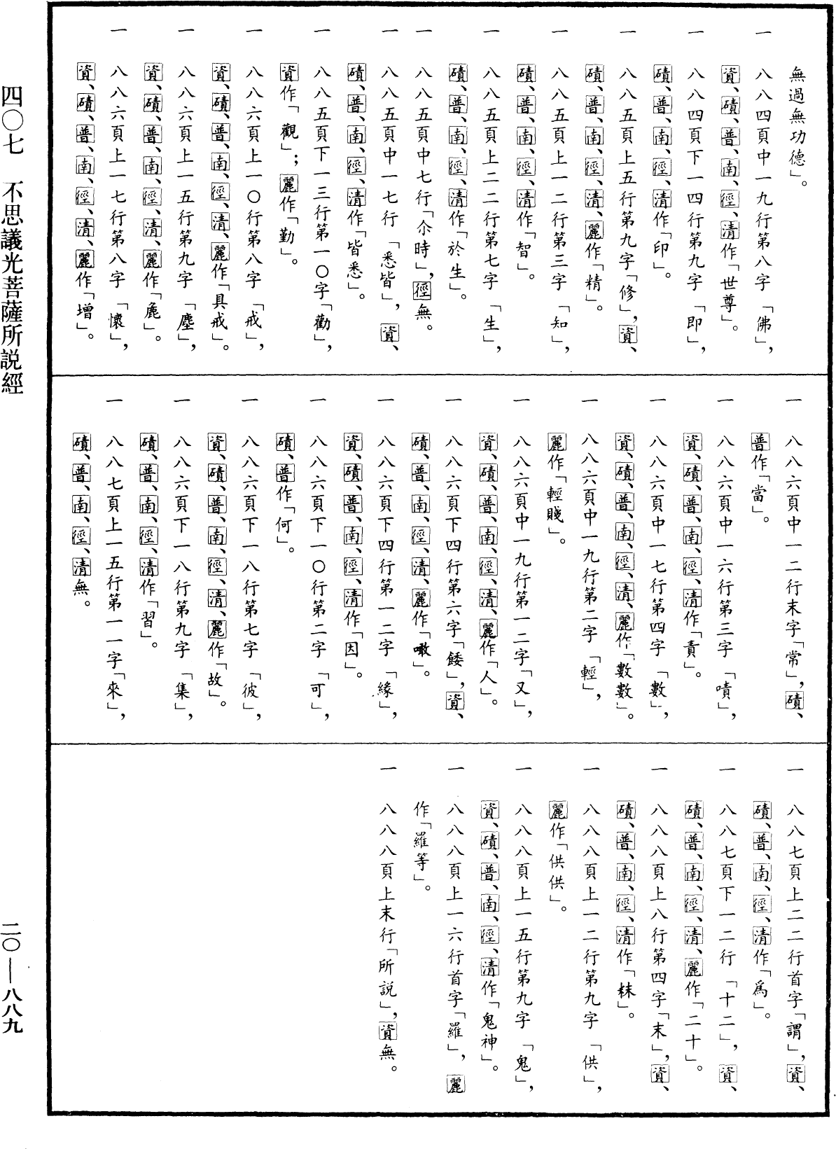 File:《中華大藏經》 第20冊 第0889頁.png