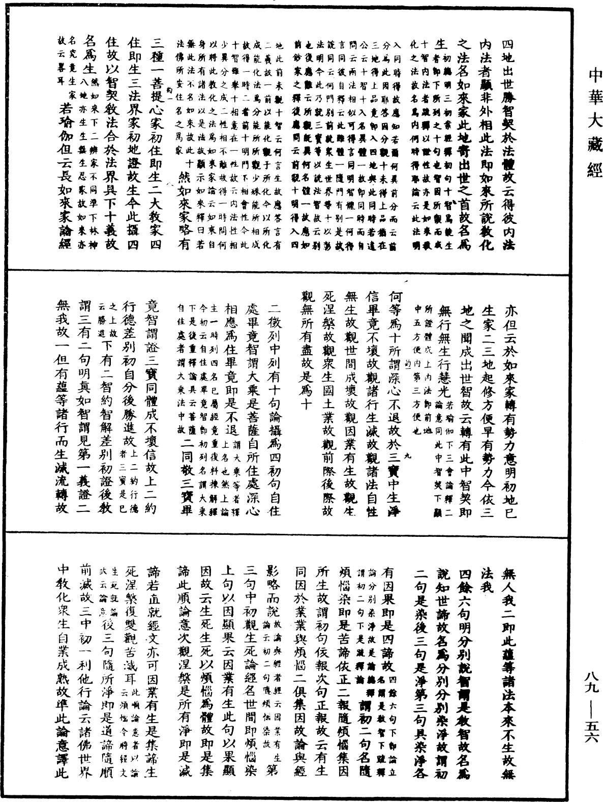 大方廣佛華嚴經疏鈔會本《中華大藏經》_第89冊_第056頁