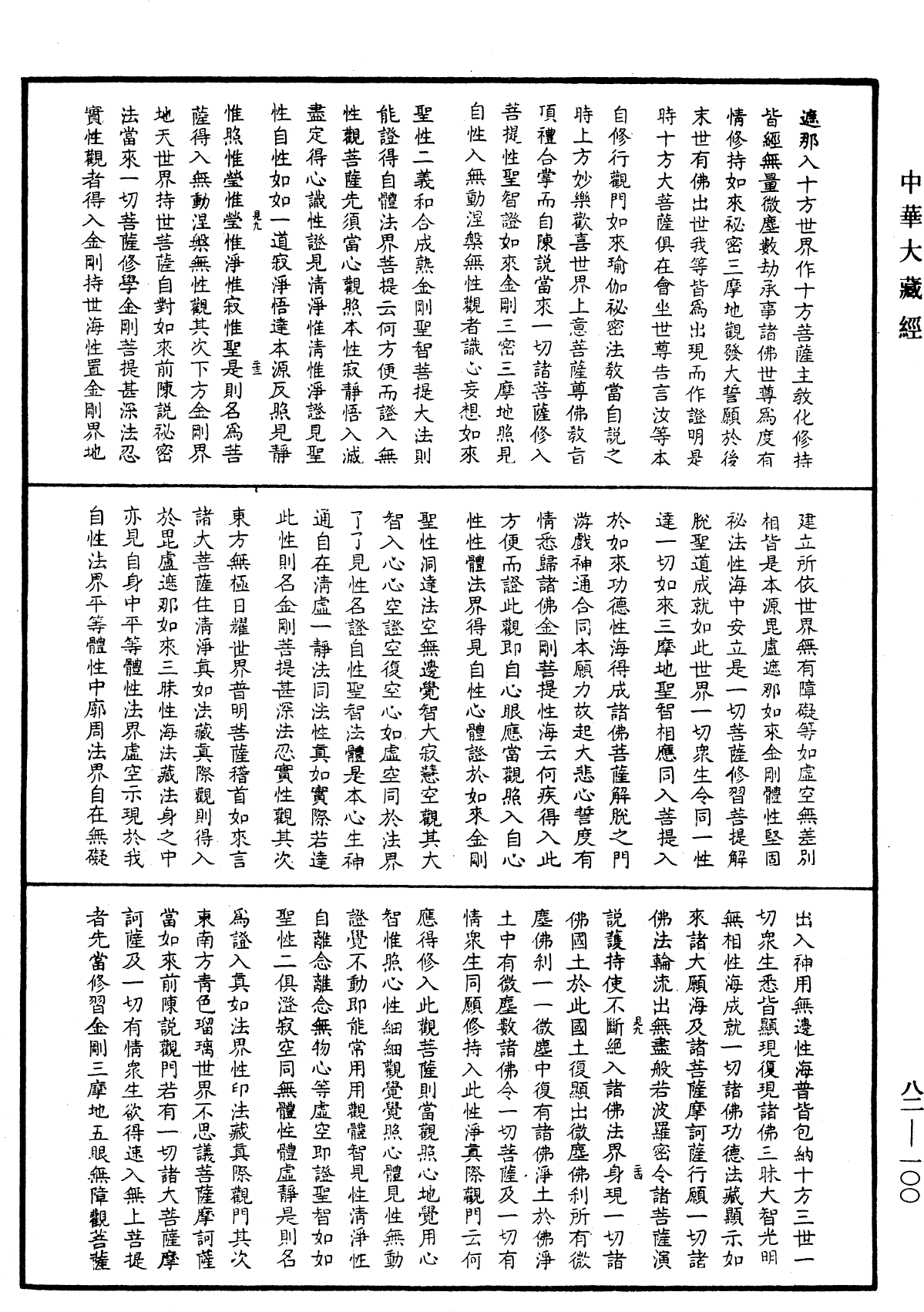 御錄經海一滴《中華大藏經》_第82冊_第0100頁