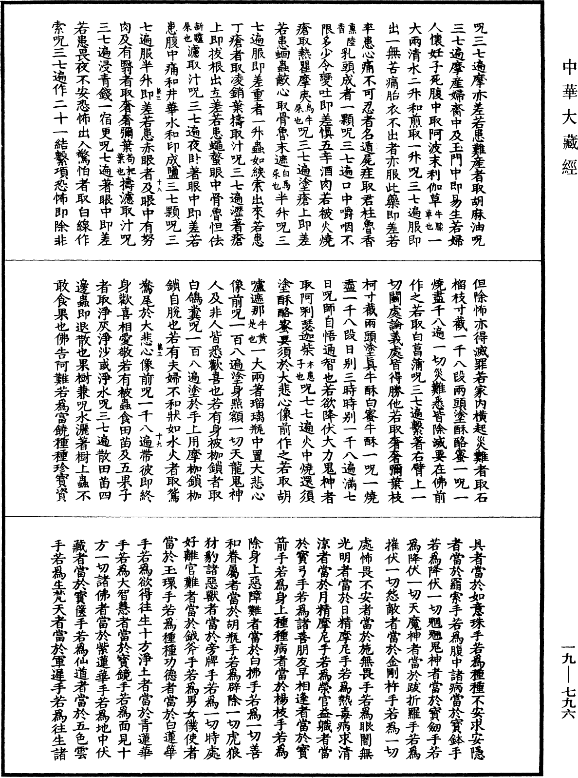 File:《中華大藏經》 第19冊 第796頁.png