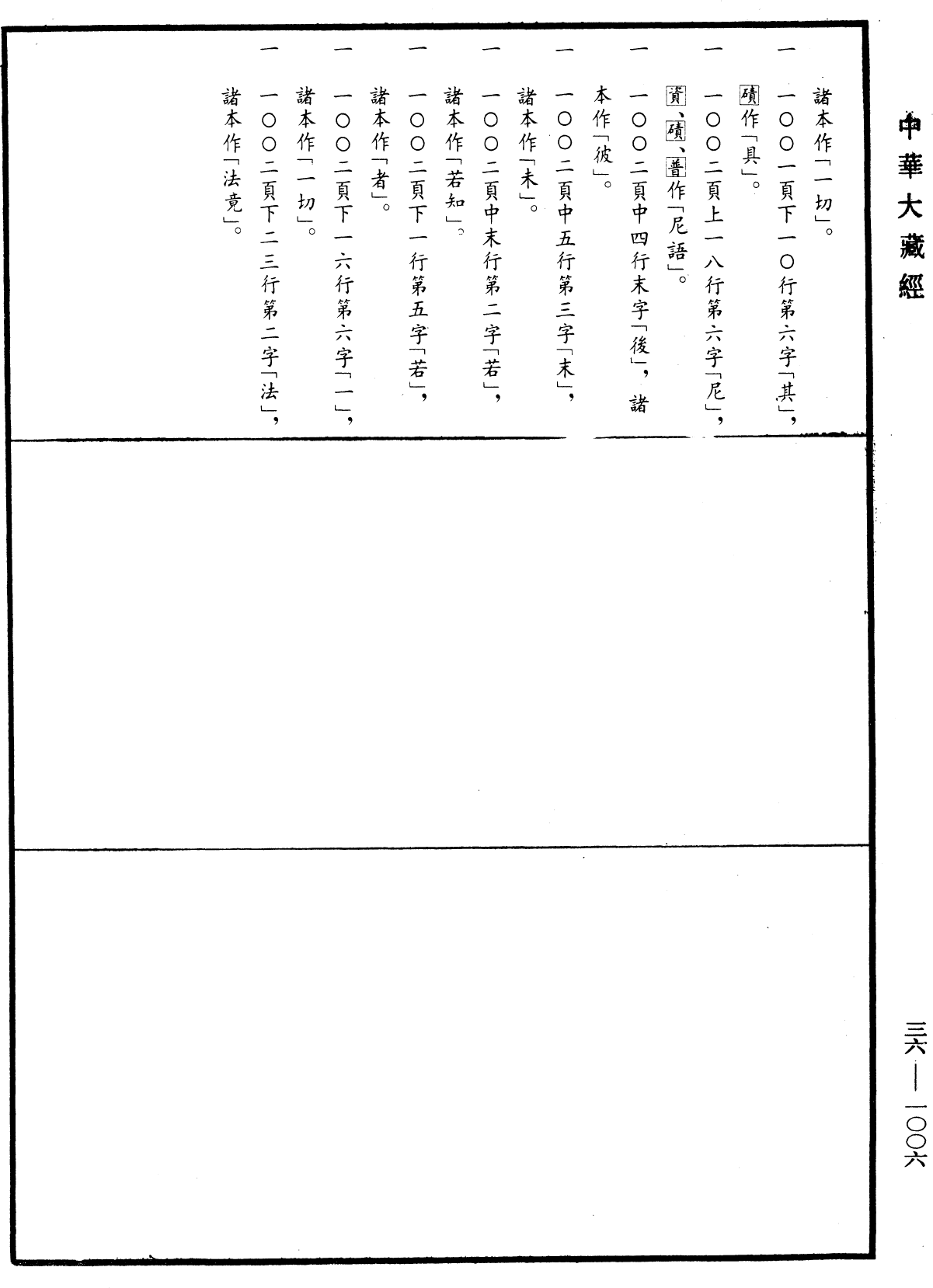 摩訶僧祇律《中華大藏經》_第36冊_第1006頁