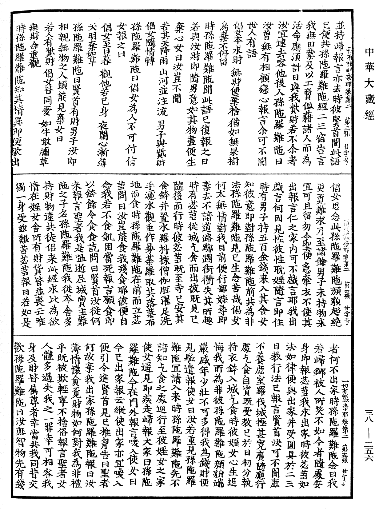 File:《中華大藏經》 第38冊 第256頁.png