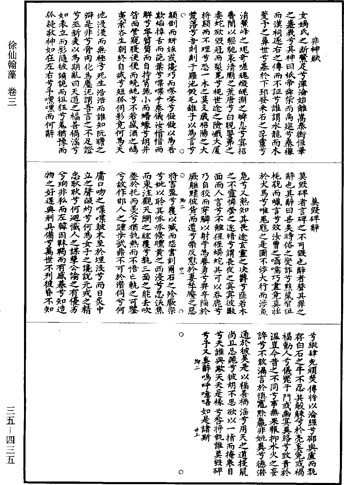 徐仙翰藻《道藏》第35冊_第435頁