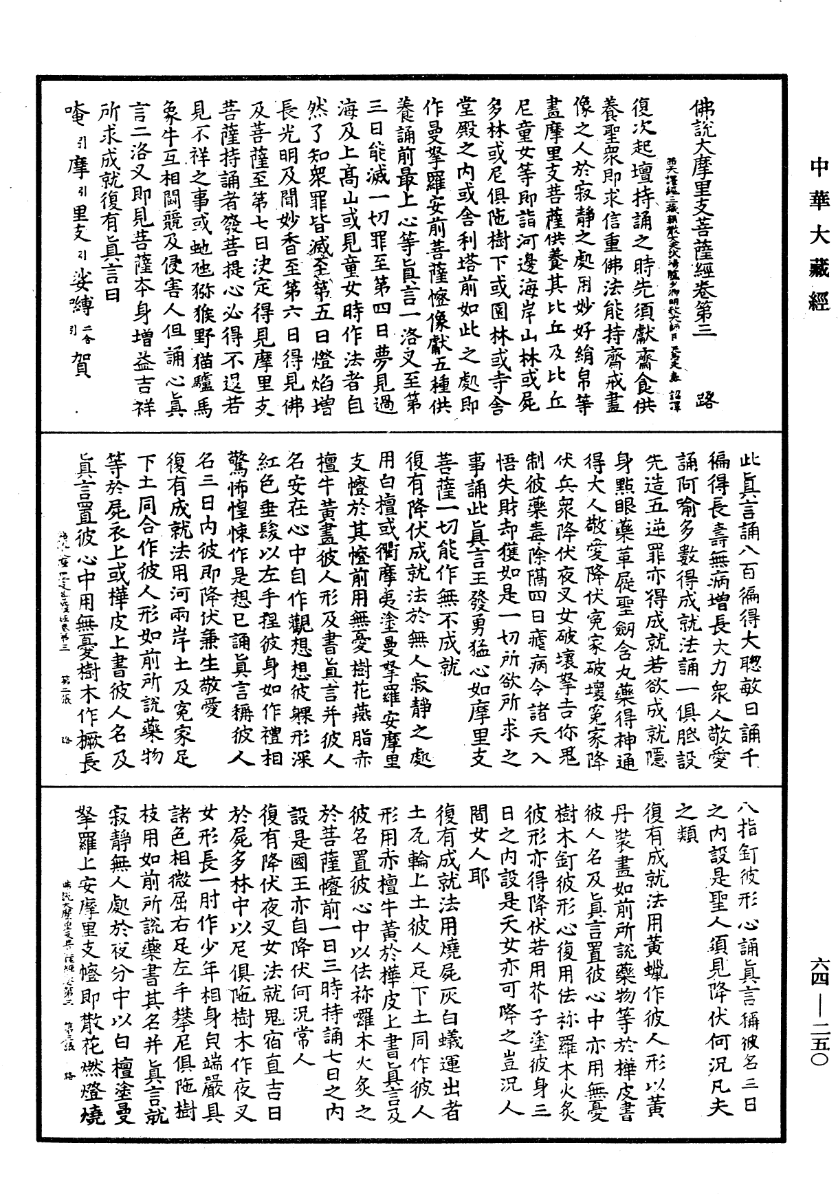 File:《中華大藏經》 第64冊 第0250頁.png