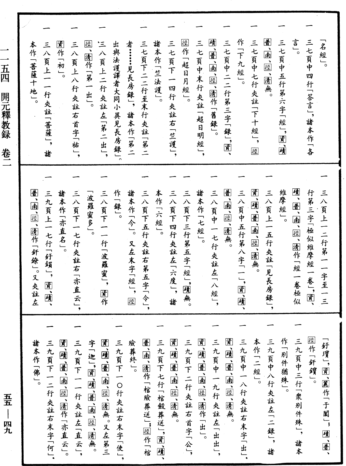 開元釋教錄《中華大藏經》_第55冊_第049頁