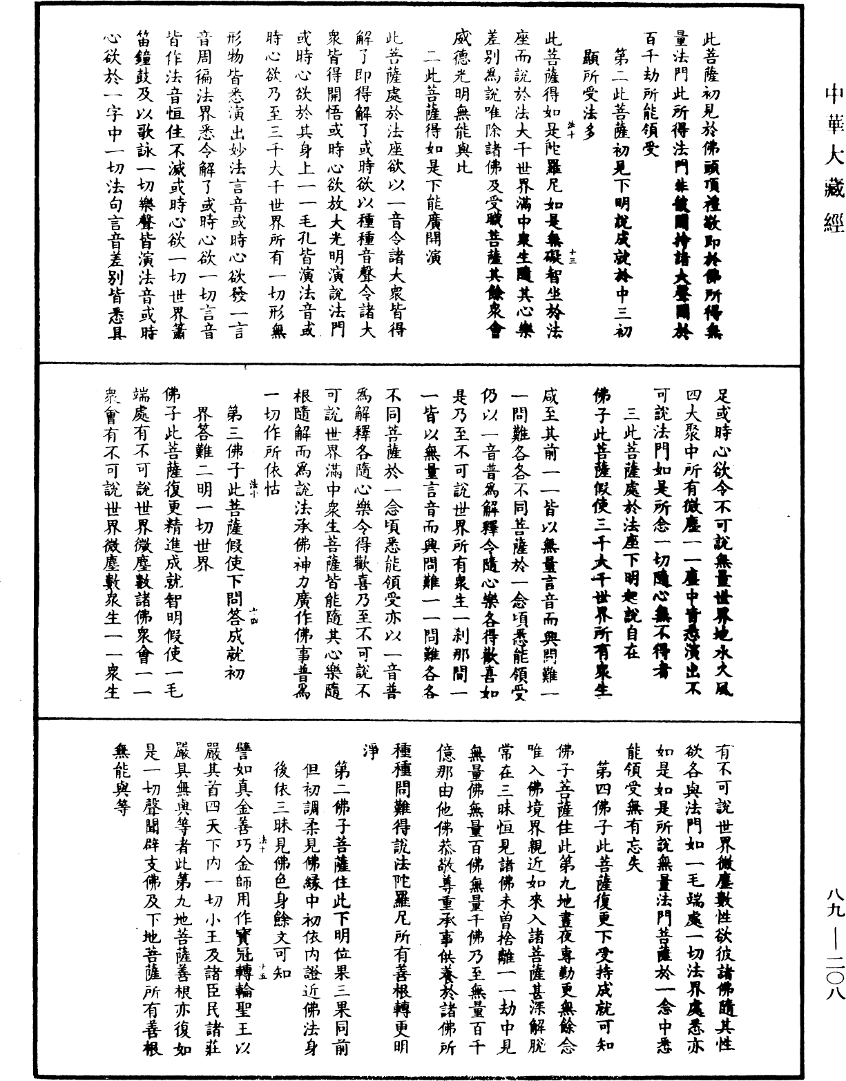 File:《中華大藏經》 第89冊 第208頁.png