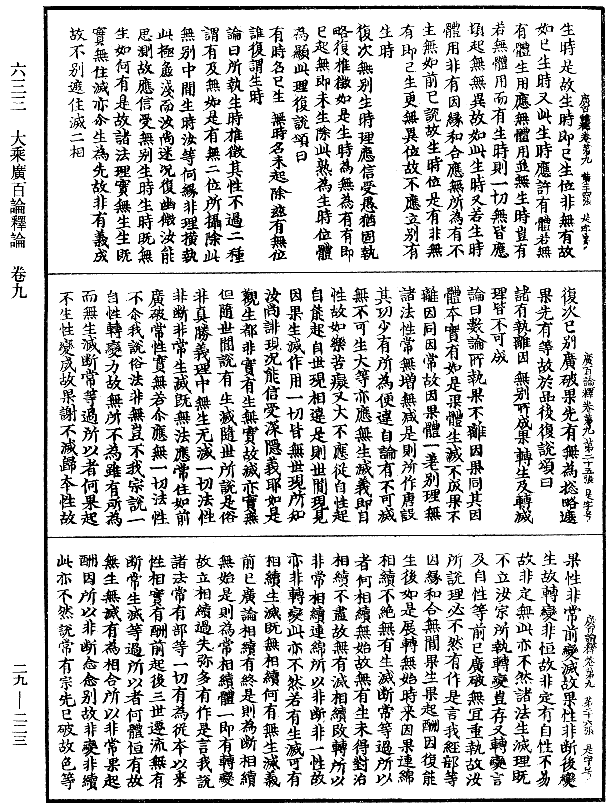大乘广百论释论《中华大藏经》_第29册_第0223页