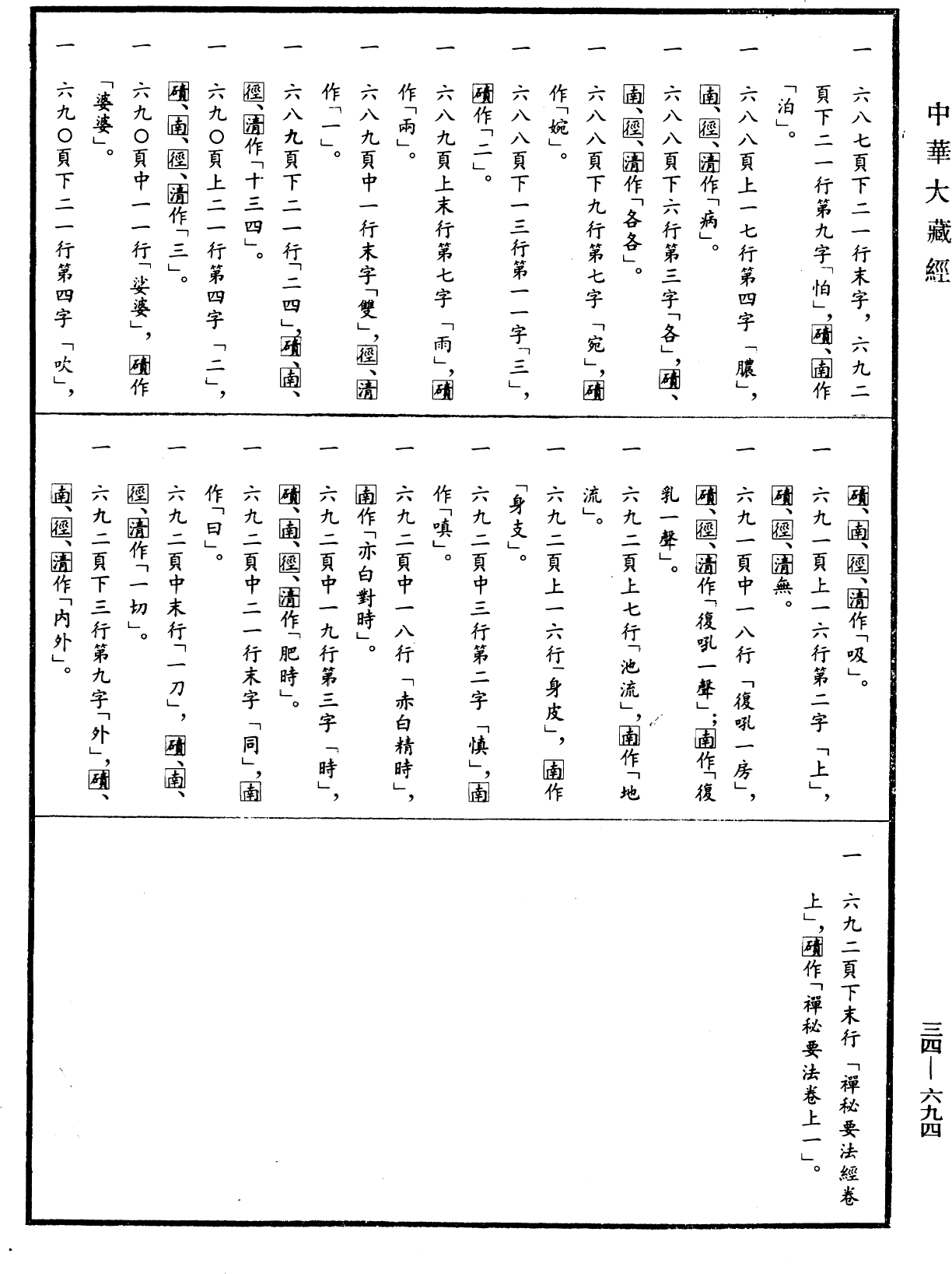 File:《中華大藏經》 第34冊 第0694頁.png