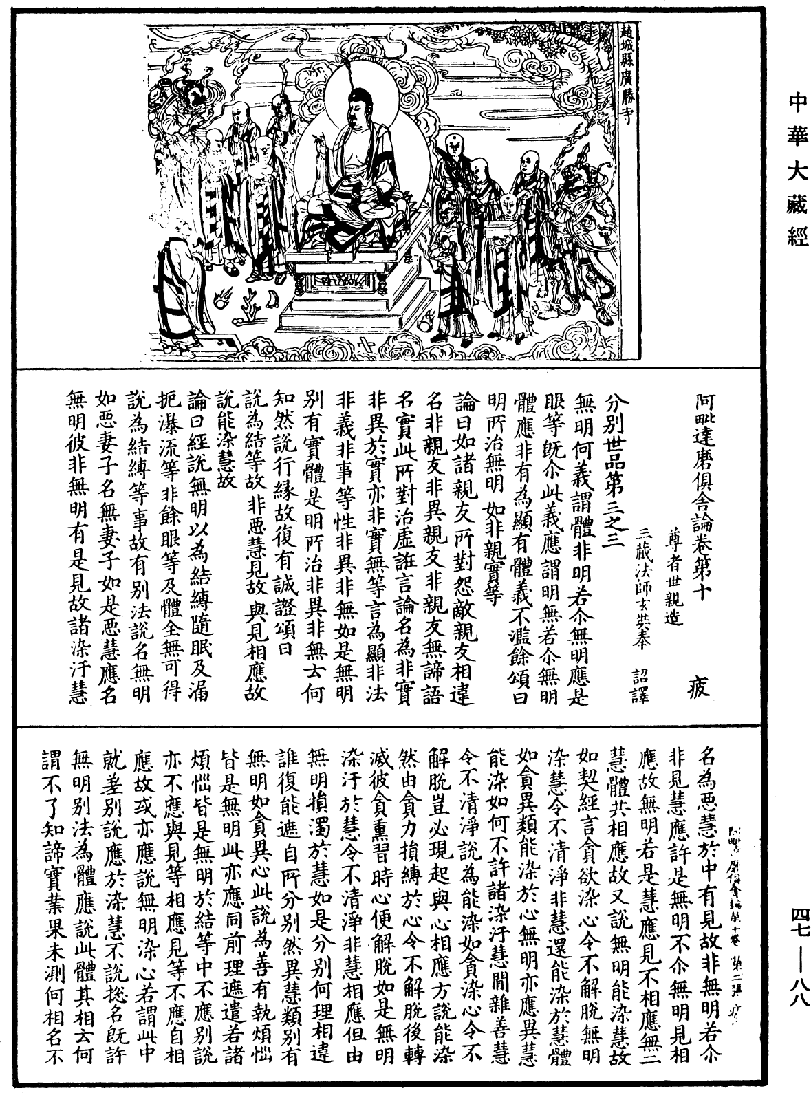 阿毗达磨俱舍论《中华大藏经》_第47册_第088页