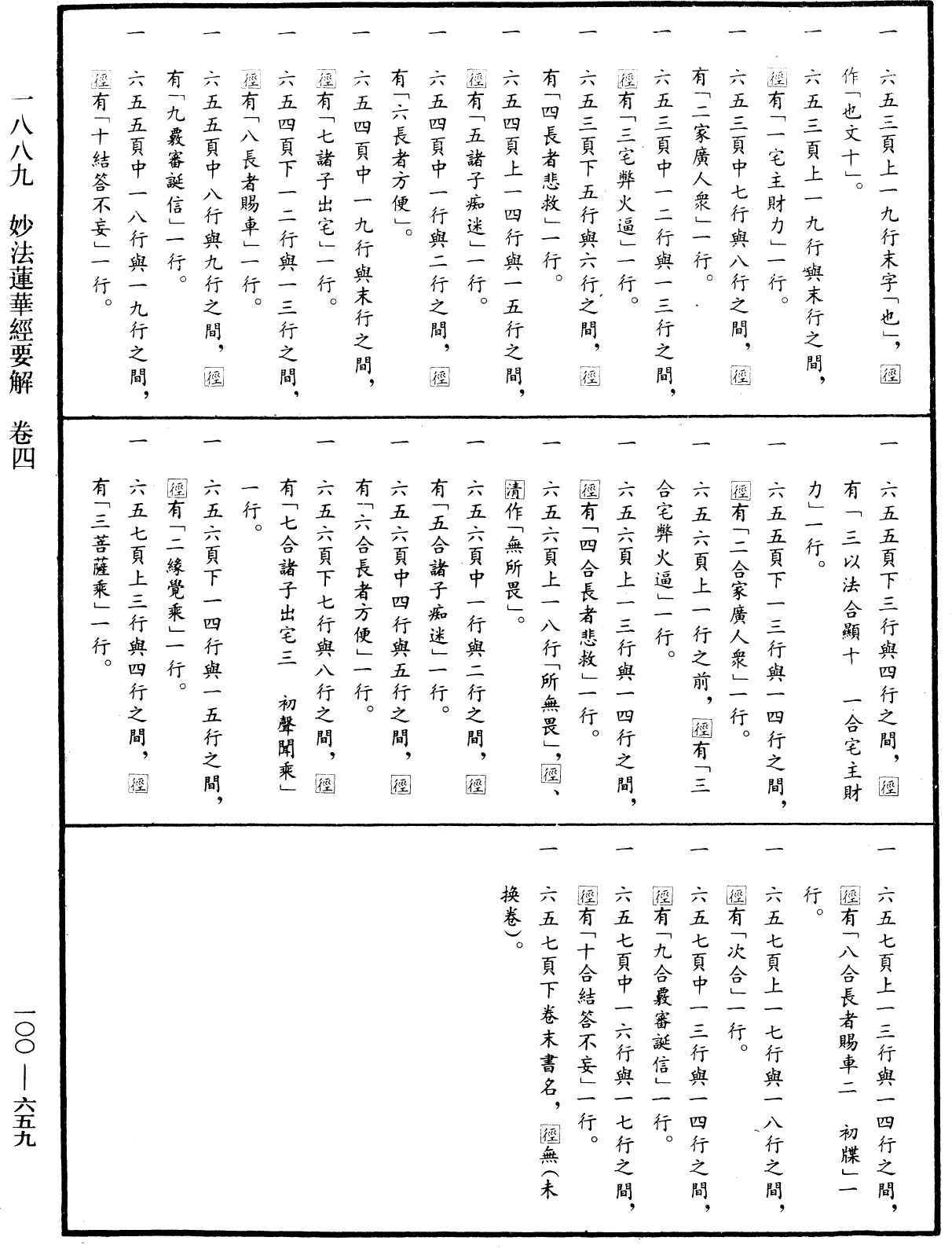 File:《中華大藏經》 第100冊 第659頁.png