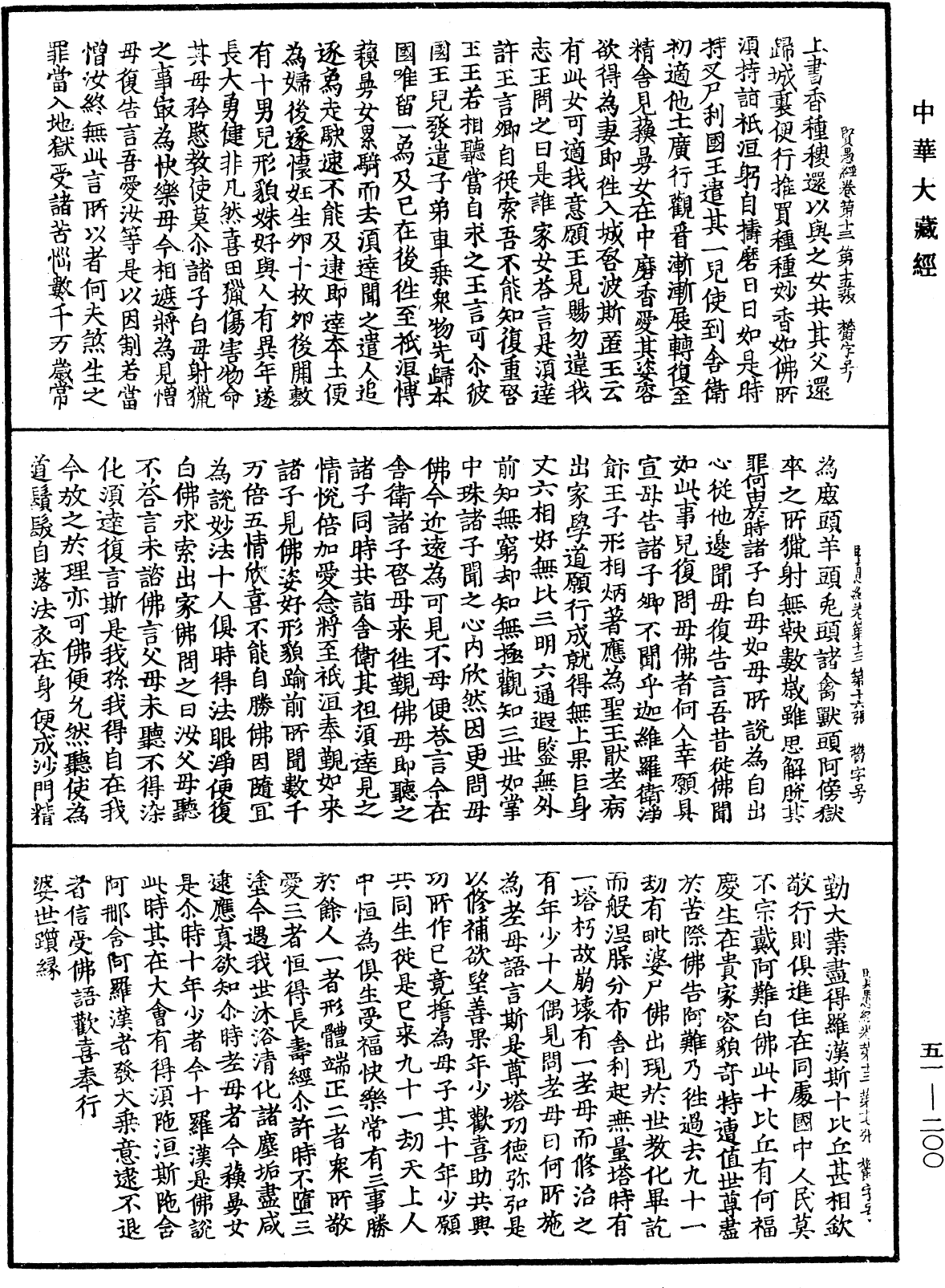 File:《中華大藏經》 第51冊 第200頁.png