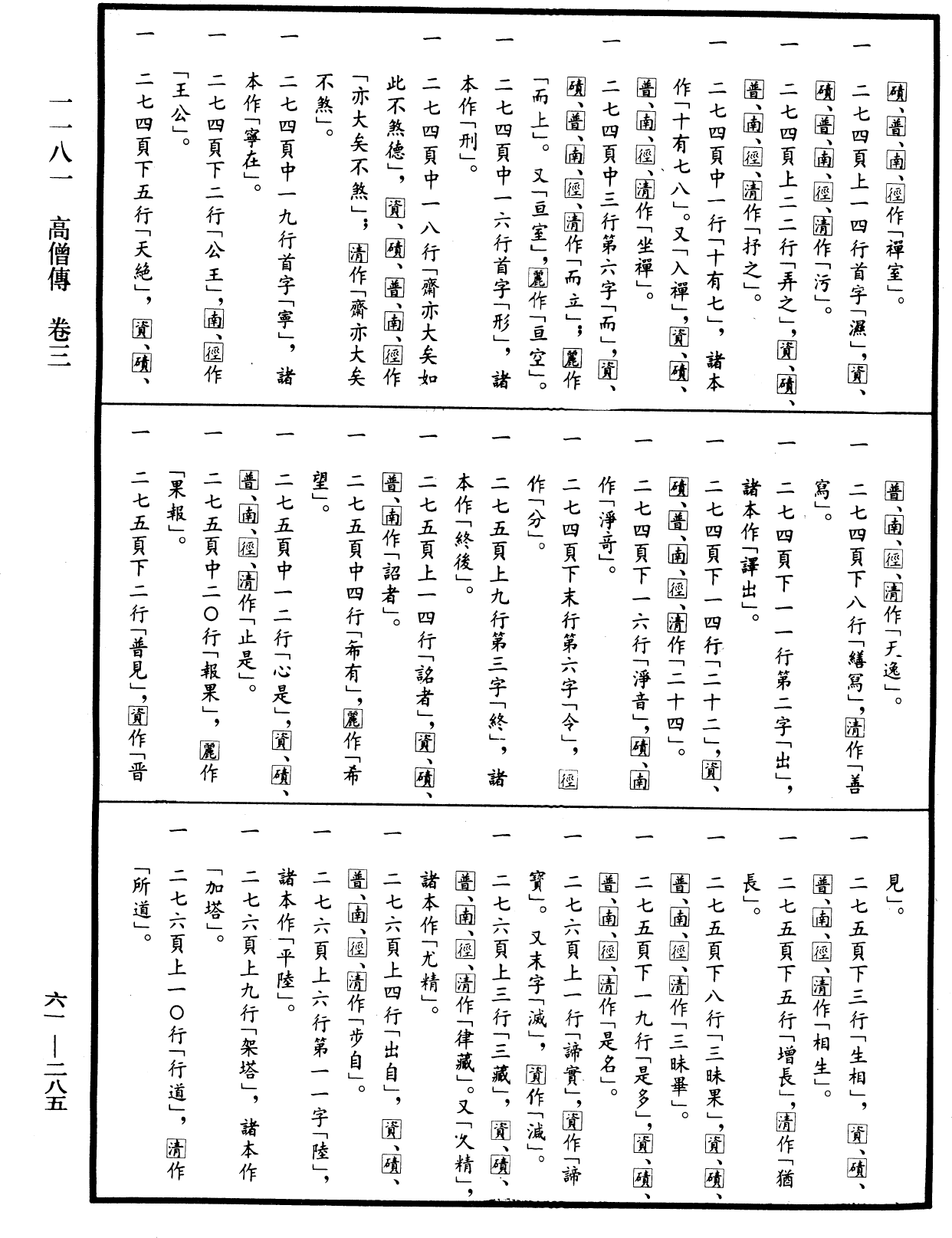File:《中華大藏經》 第61冊 第0285頁.png