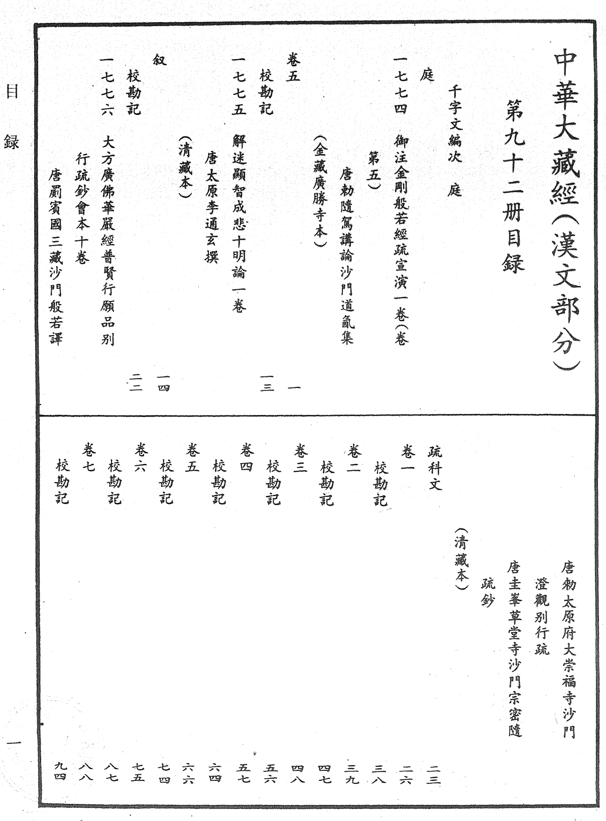 File:《中華大藏經》 第92冊 目録 (1).png