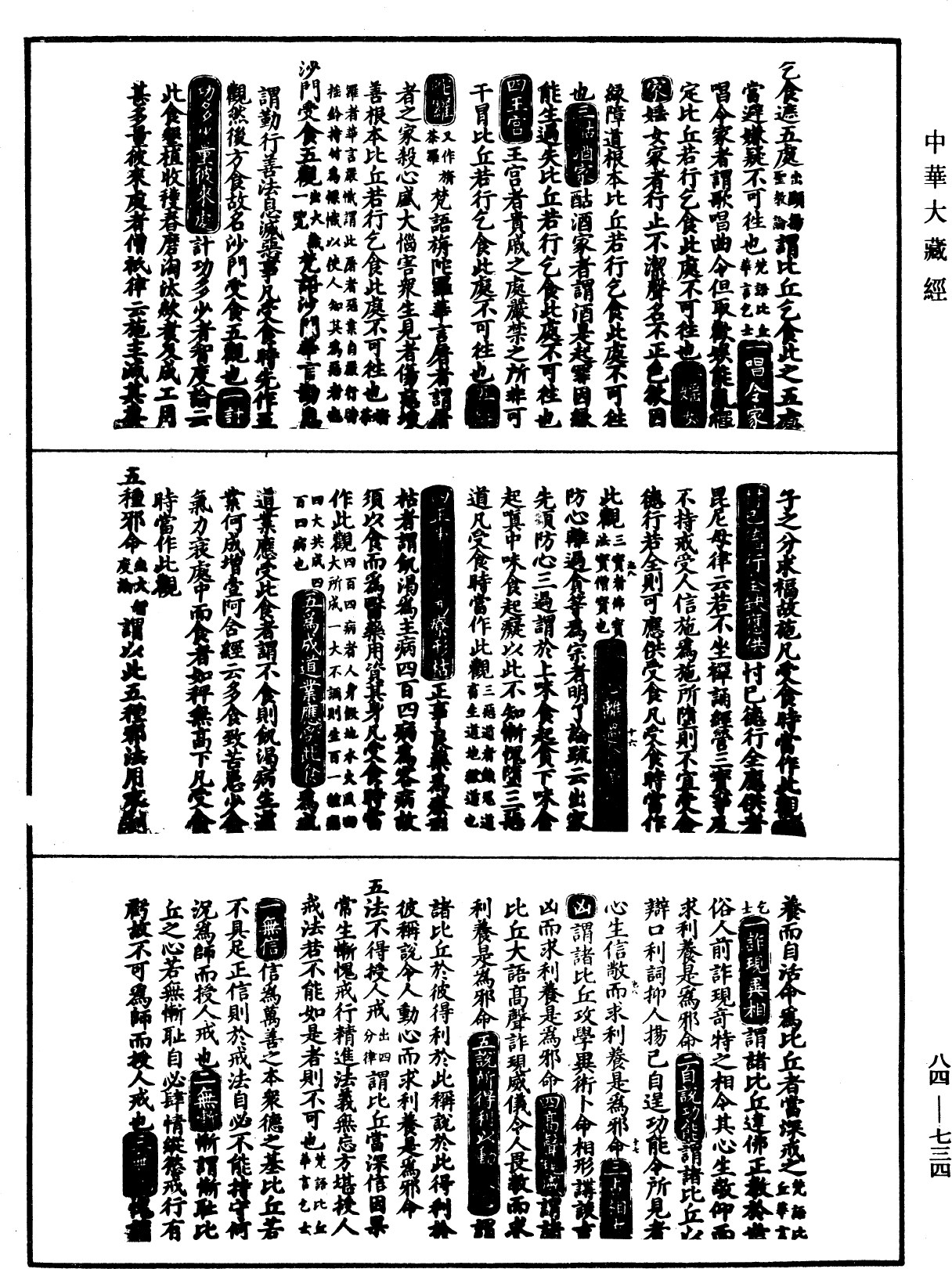 File:《中華大藏經》 第84冊 第0734頁.png