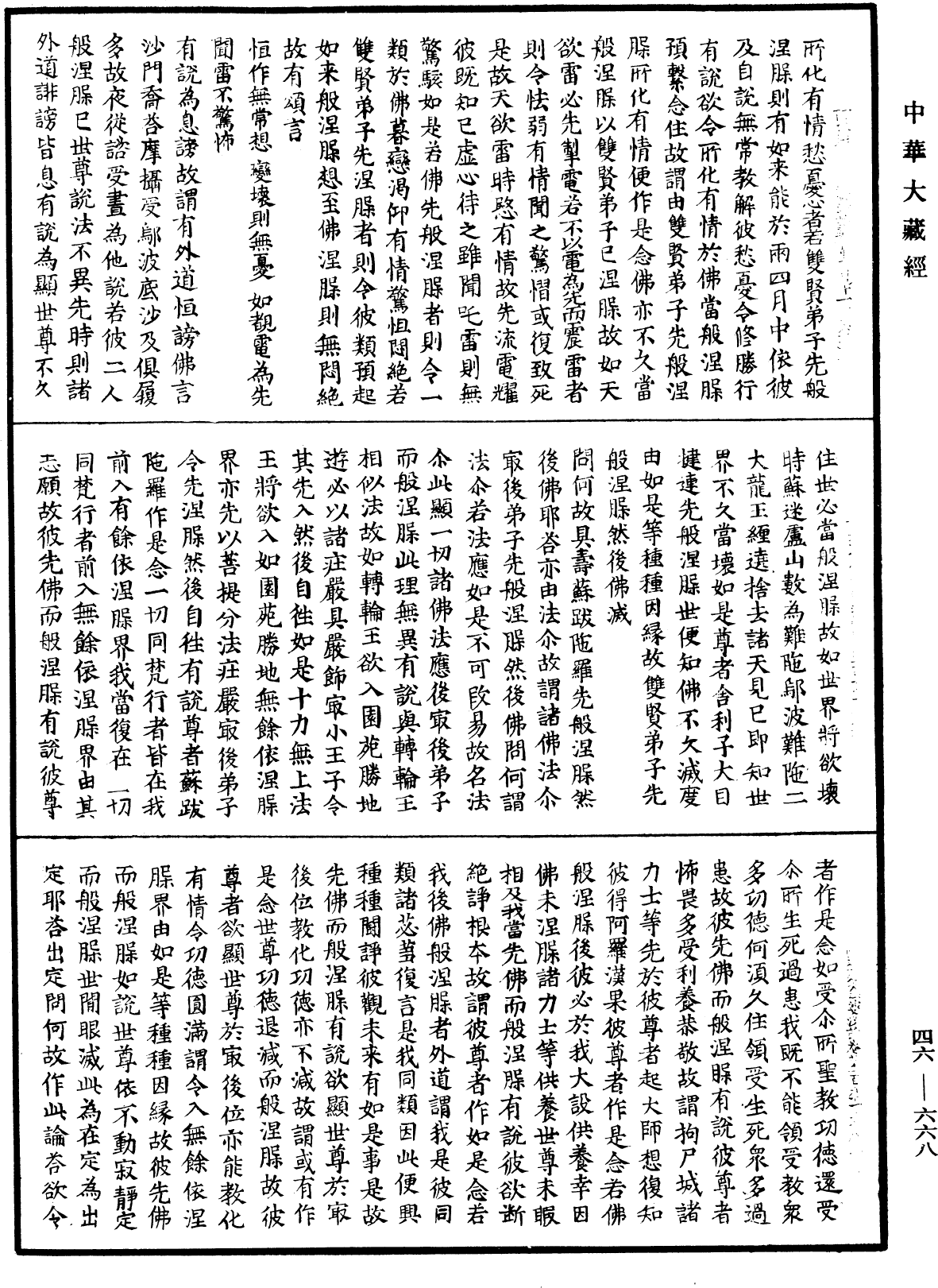 阿毗達磨大毗婆沙論《中華大藏經》_第46冊_第0668頁