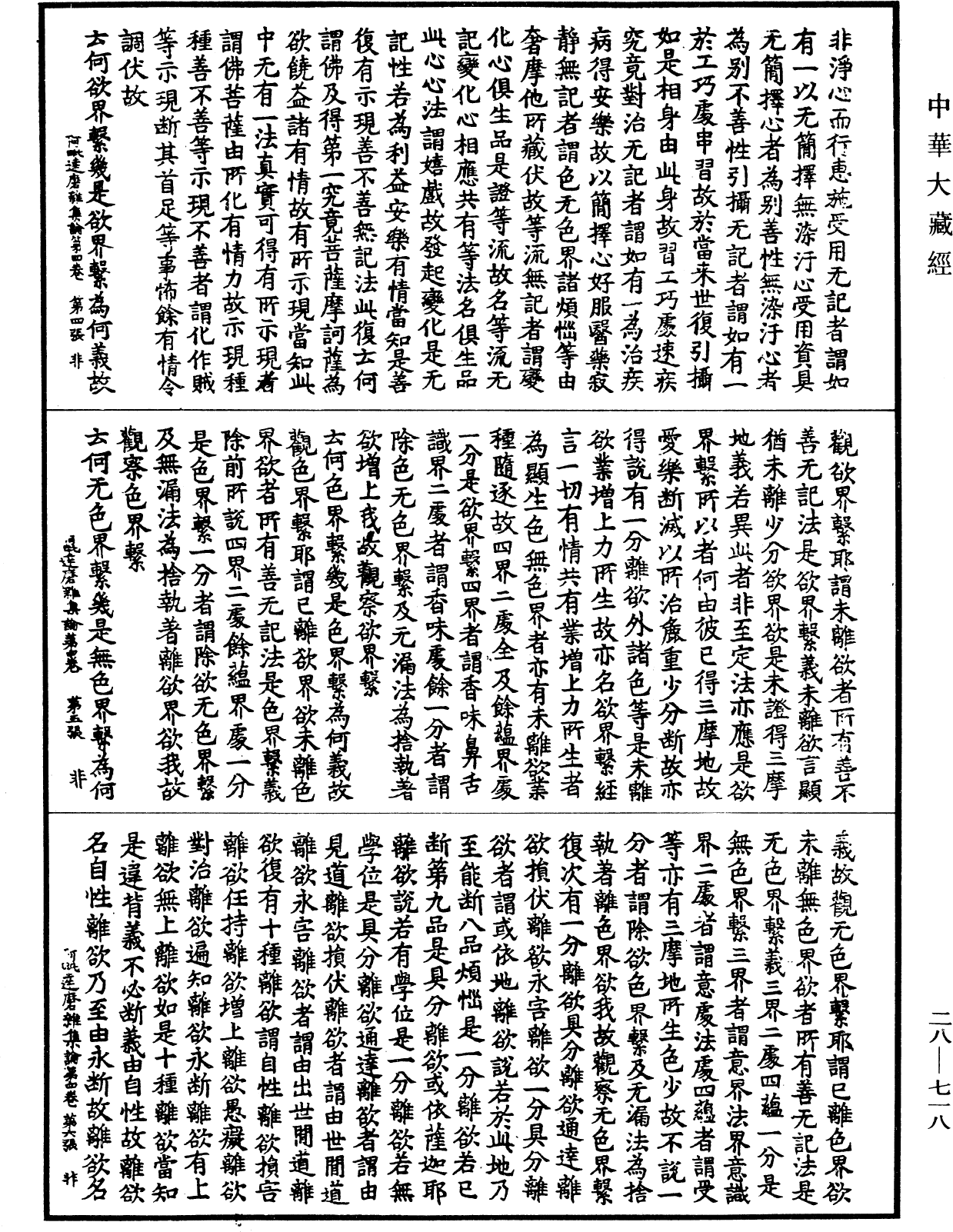 File:《中華大藏經》 第28冊 第0718頁.png
