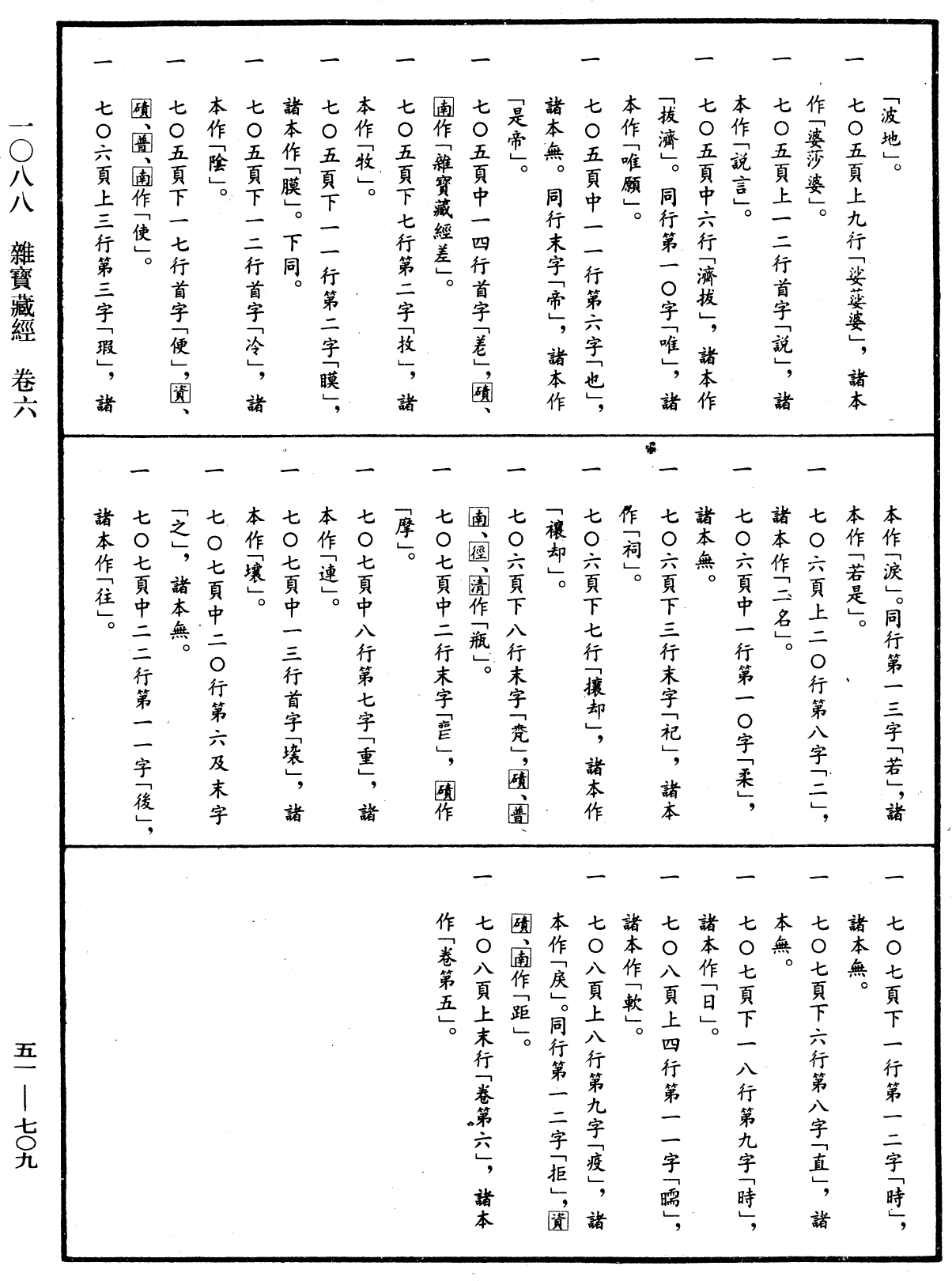 File:《中華大藏經》 第51冊 第709頁.png