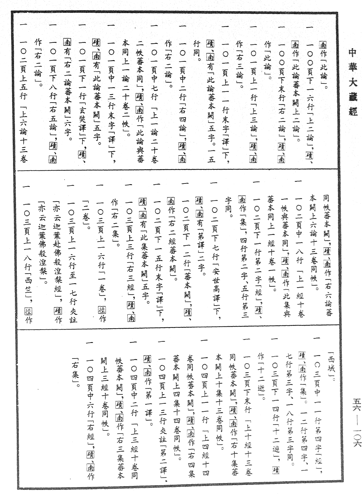 大元至元法寶勘同總錄《中華大藏經》_第56冊_第0106頁