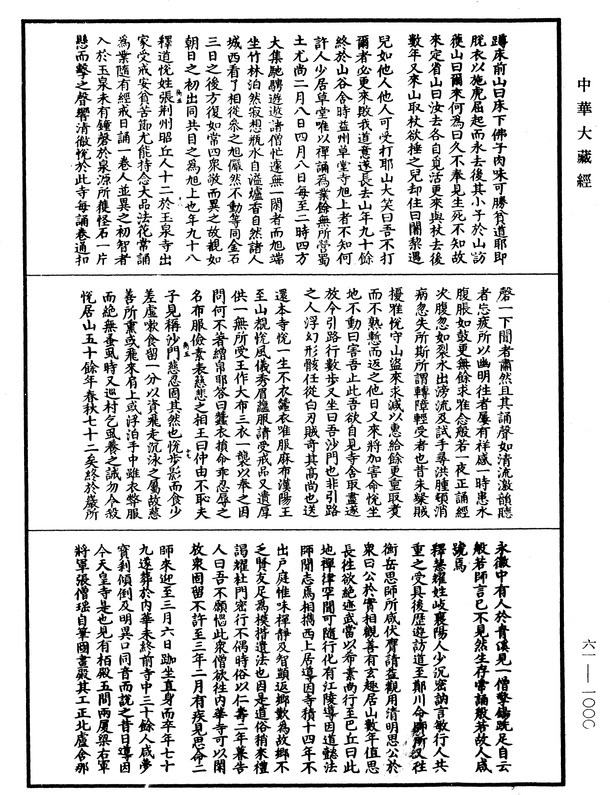 File:《中華大藏經》 第61冊 第1000頁.png