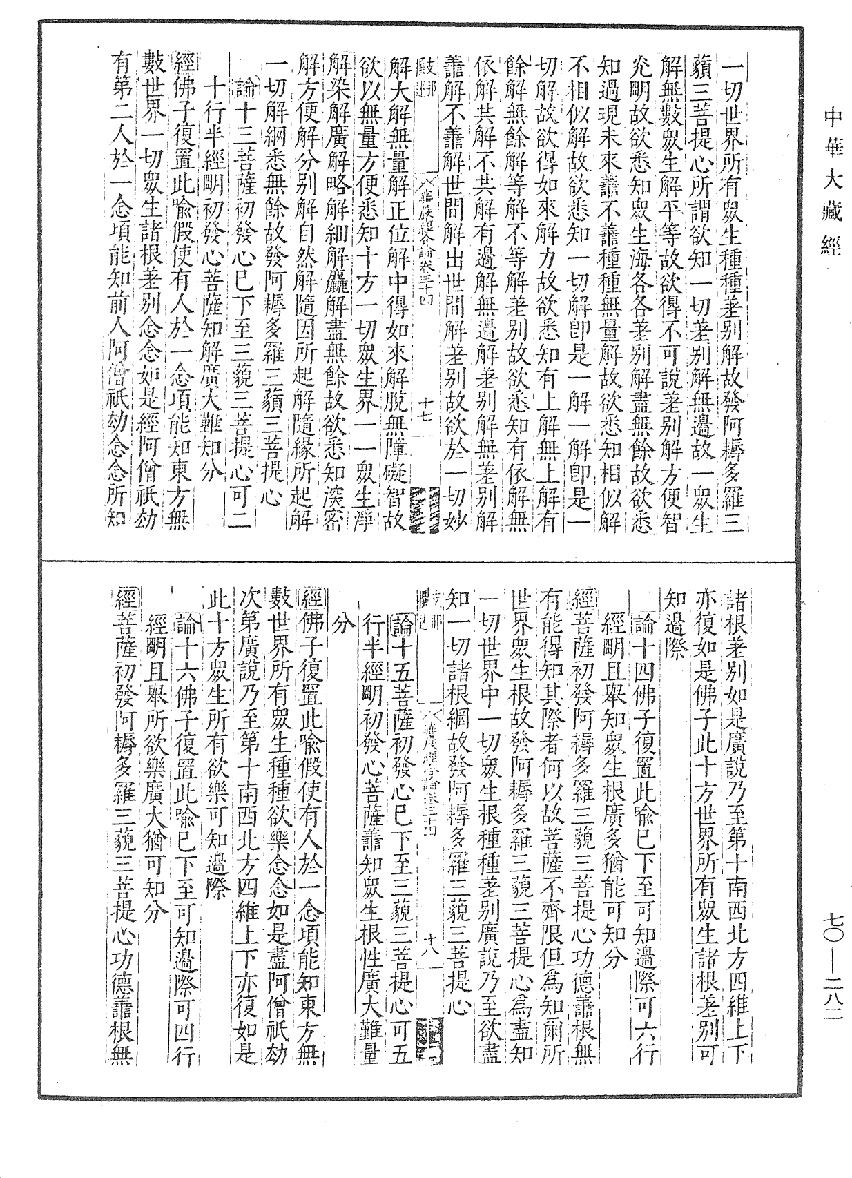 大方廣佛華嚴經合論《中華大藏經》_第70冊_第0282頁