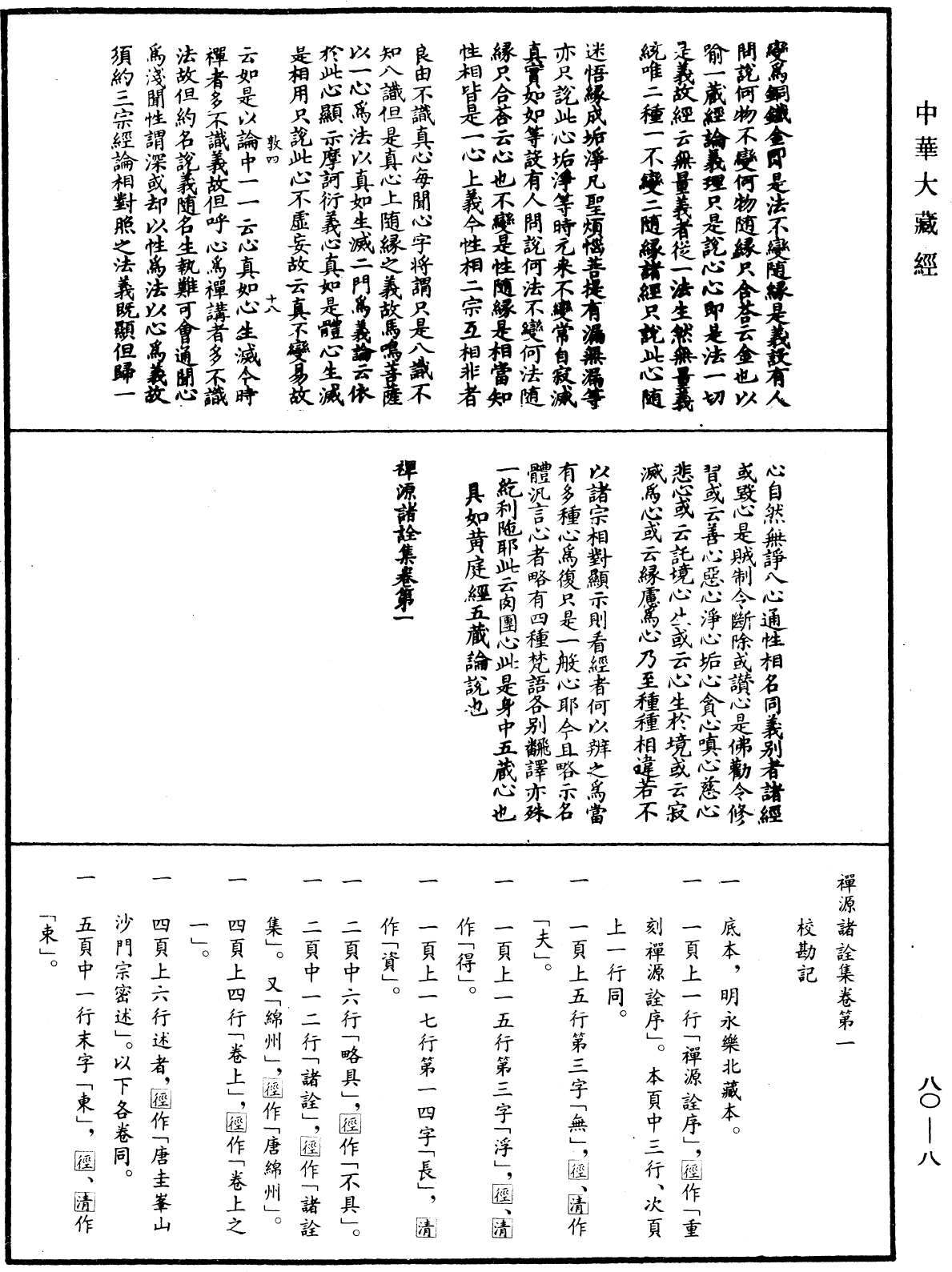 禪源諸詮集《中華大藏經》_第80冊_第008頁