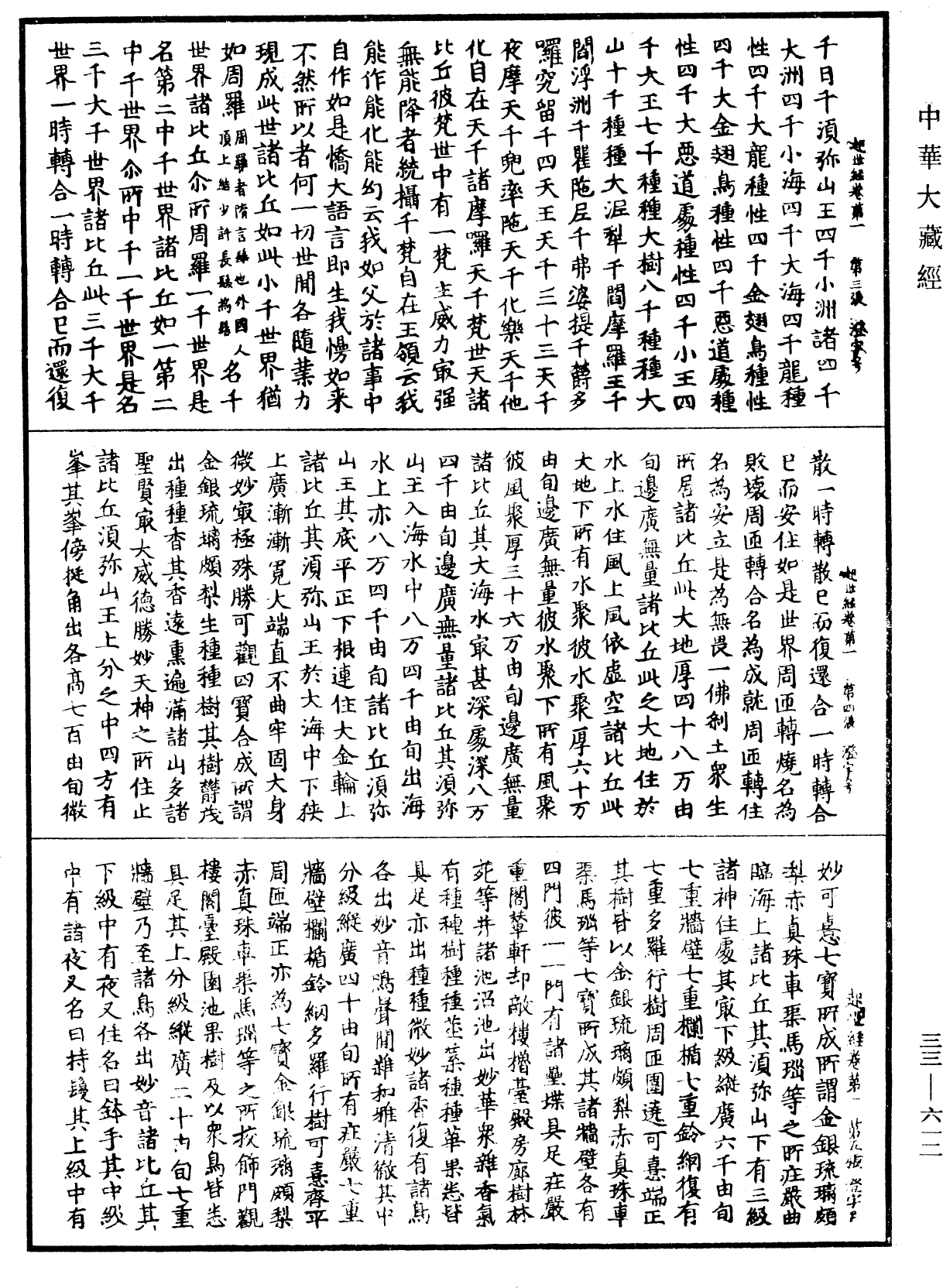 起世經《中華大藏經》_第33冊_第0612頁