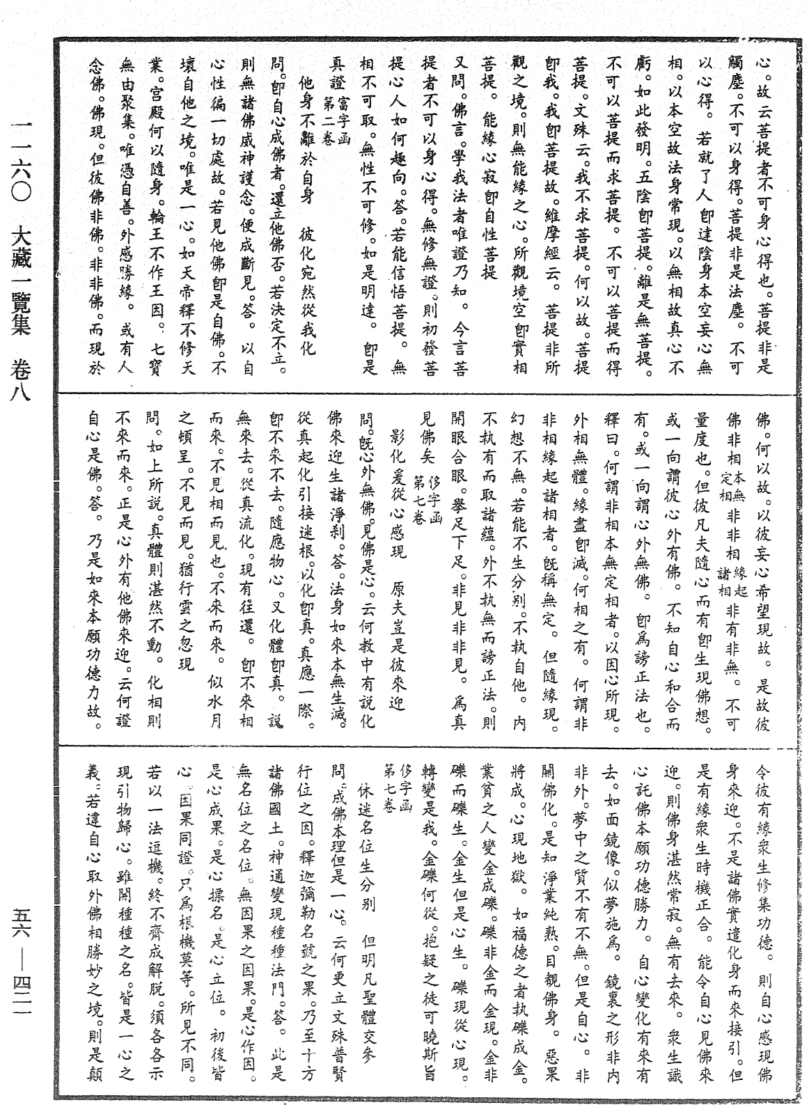 大藏一覽集《中華大藏經》_第56冊_第0421頁