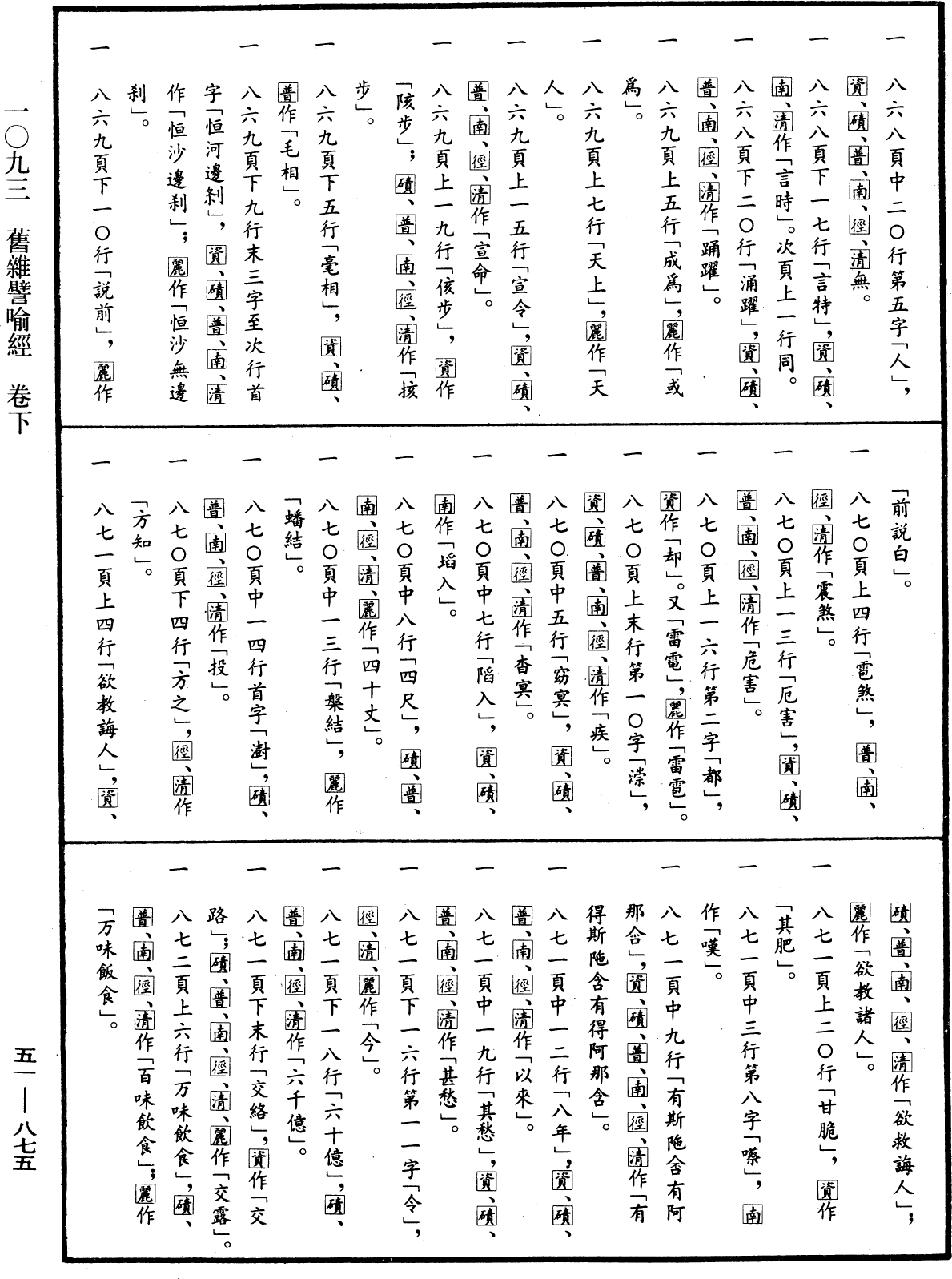 File:《中華大藏經》 第51冊 第875頁.png