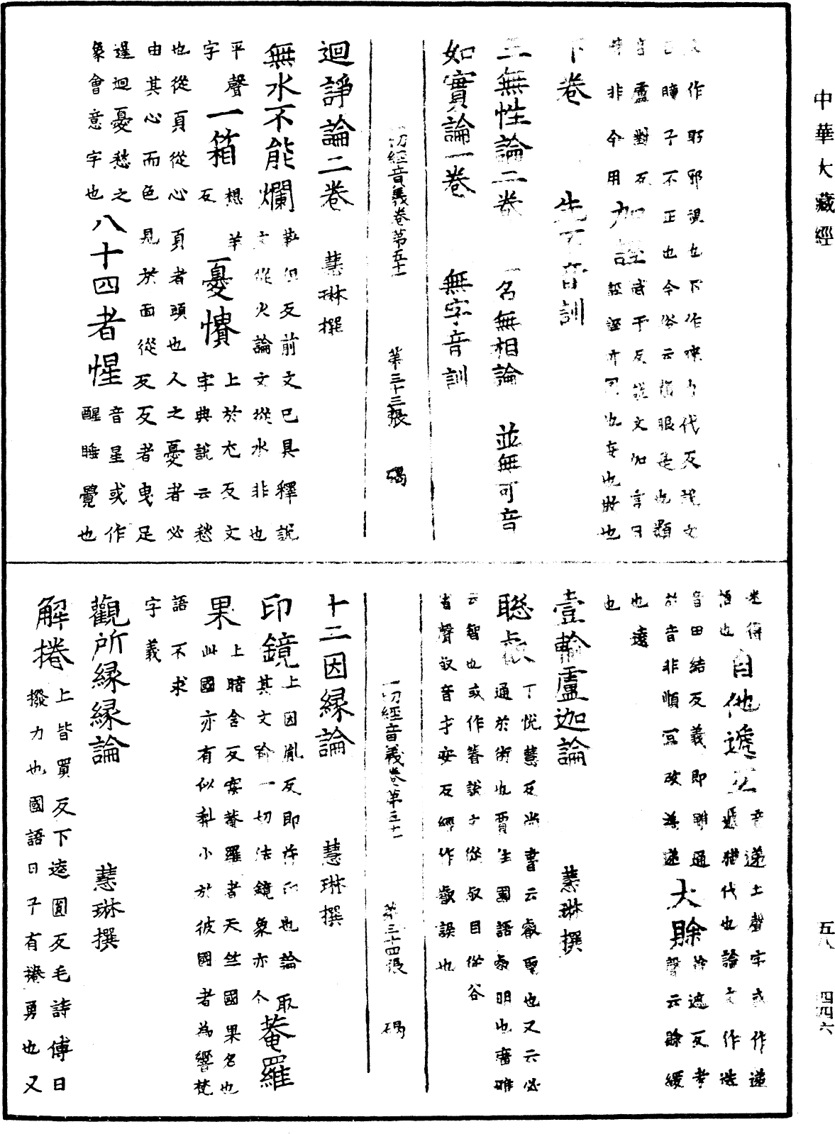 File:《中華大藏經》 第58冊 第0446頁.png
