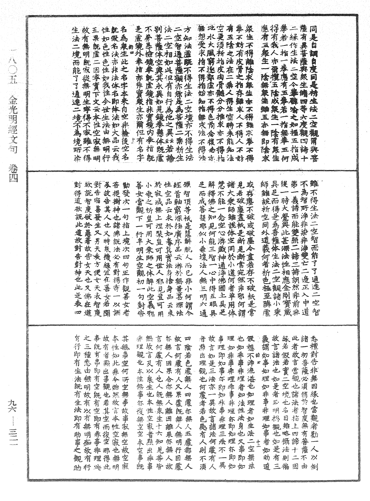 金光明经文句《中华大藏经》_第96册_第321页