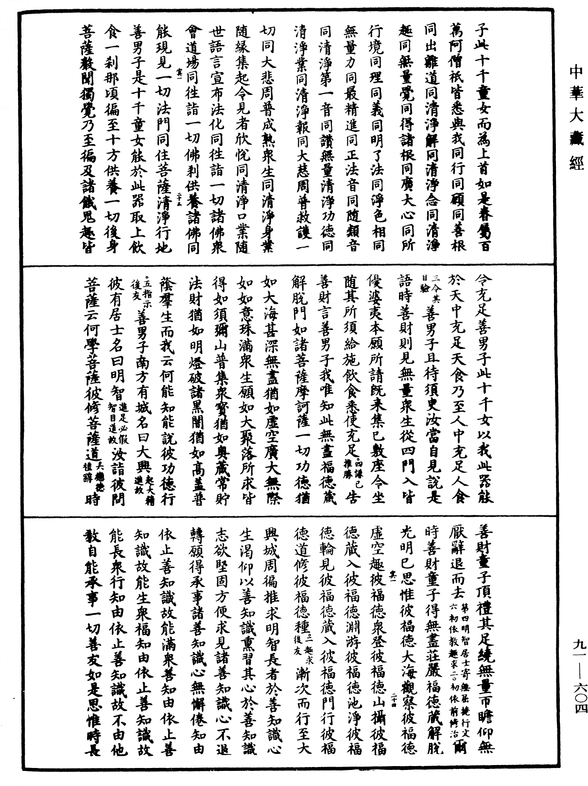 File:《中華大藏經》 第91冊 第0604頁.png
