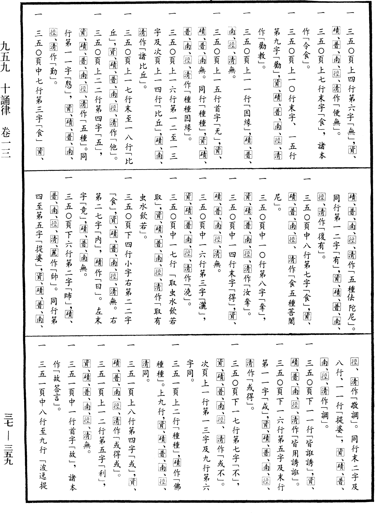 十誦律《中華大藏經》_第37冊_第359頁