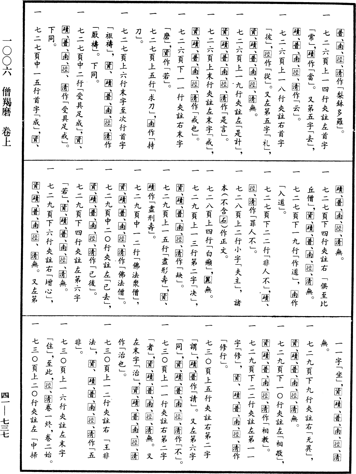 僧羯磨《中華大藏經》_第41冊_第737頁