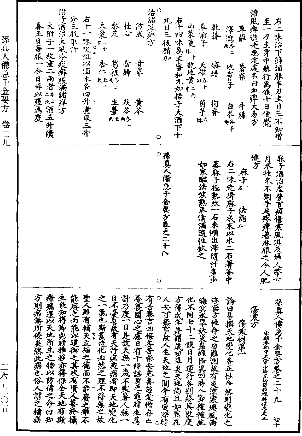 孫真人備急千金要方《道藏》第26冊_第0205頁