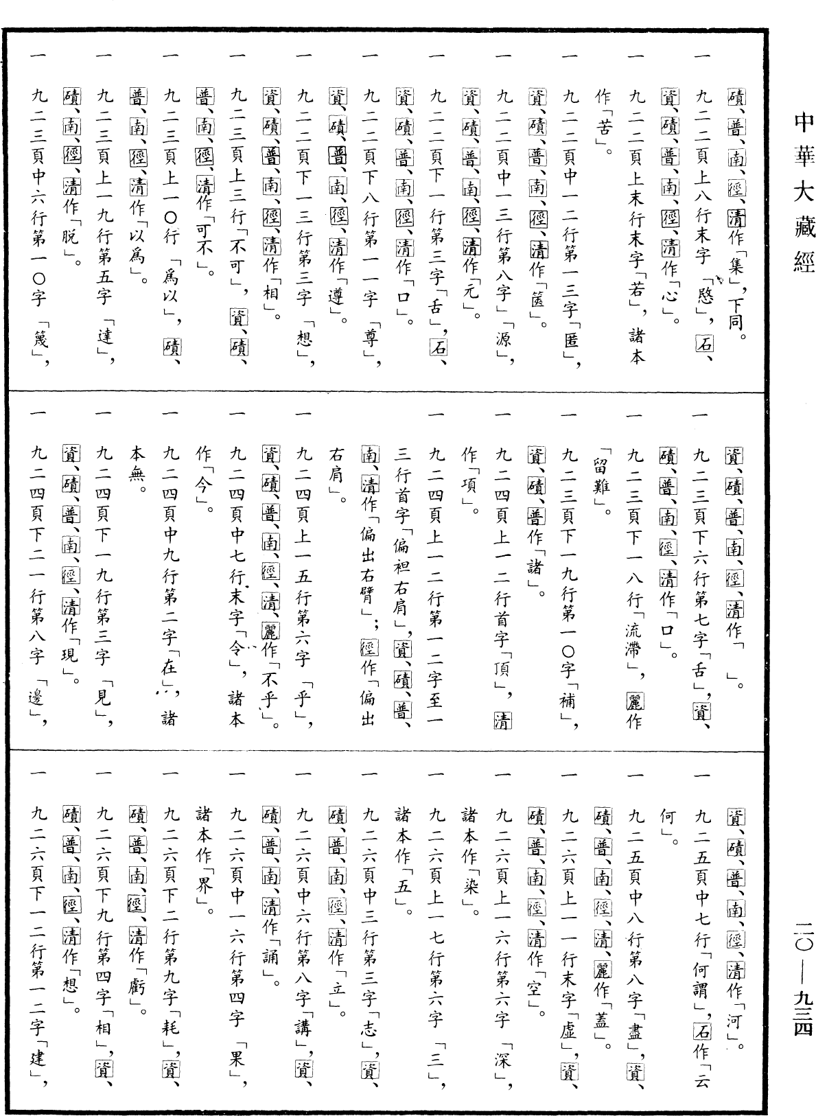 File:《中華大藏經》 第20冊 第0934頁.png