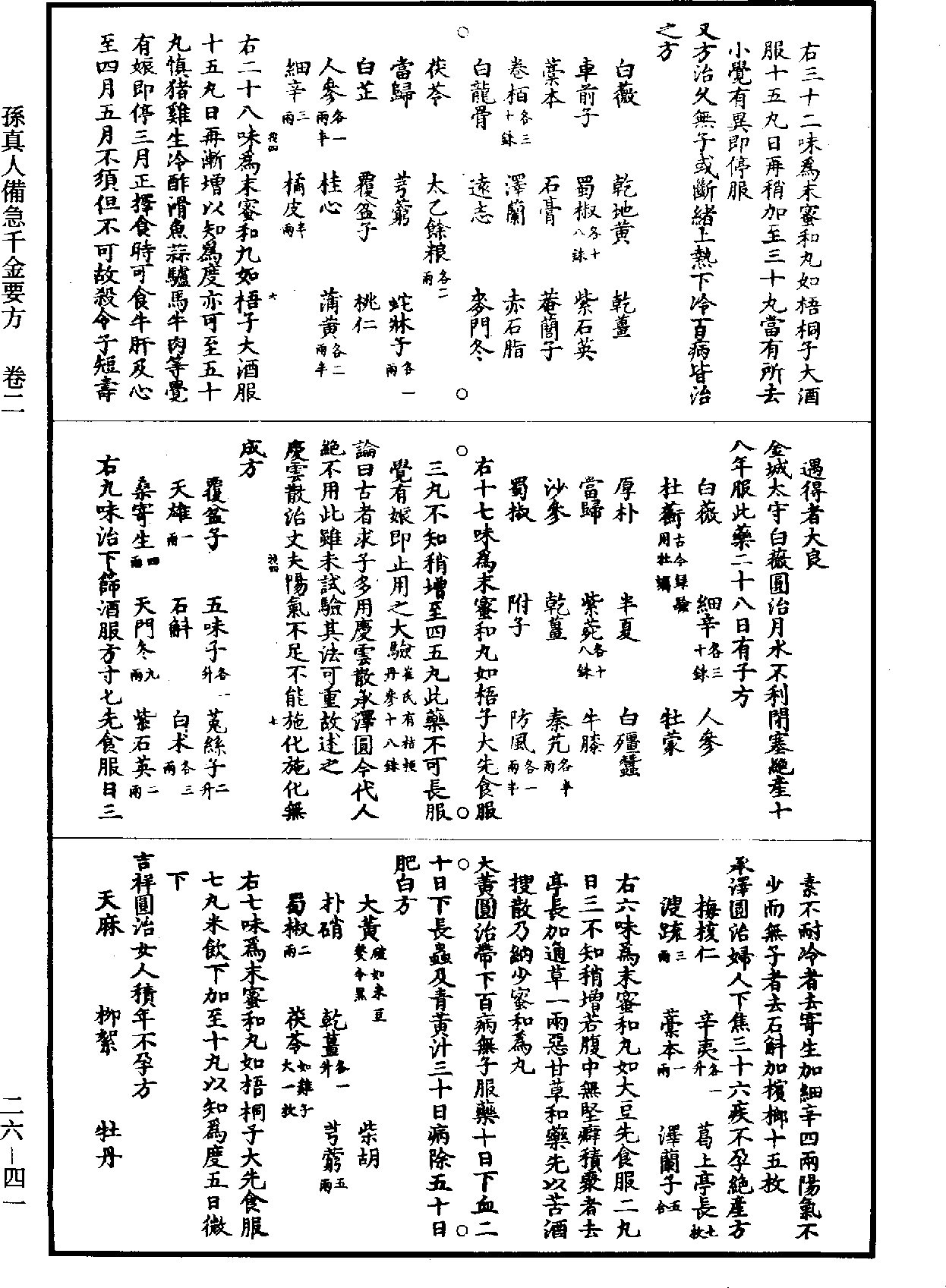 孫真人備急千金要方《道藏》第26冊_第0041頁