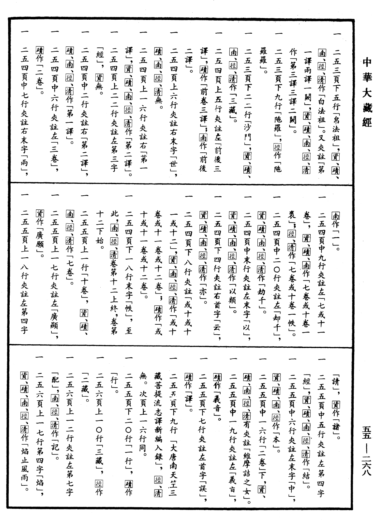 開元釋教錄《中華大藏經》_第55冊_第268頁