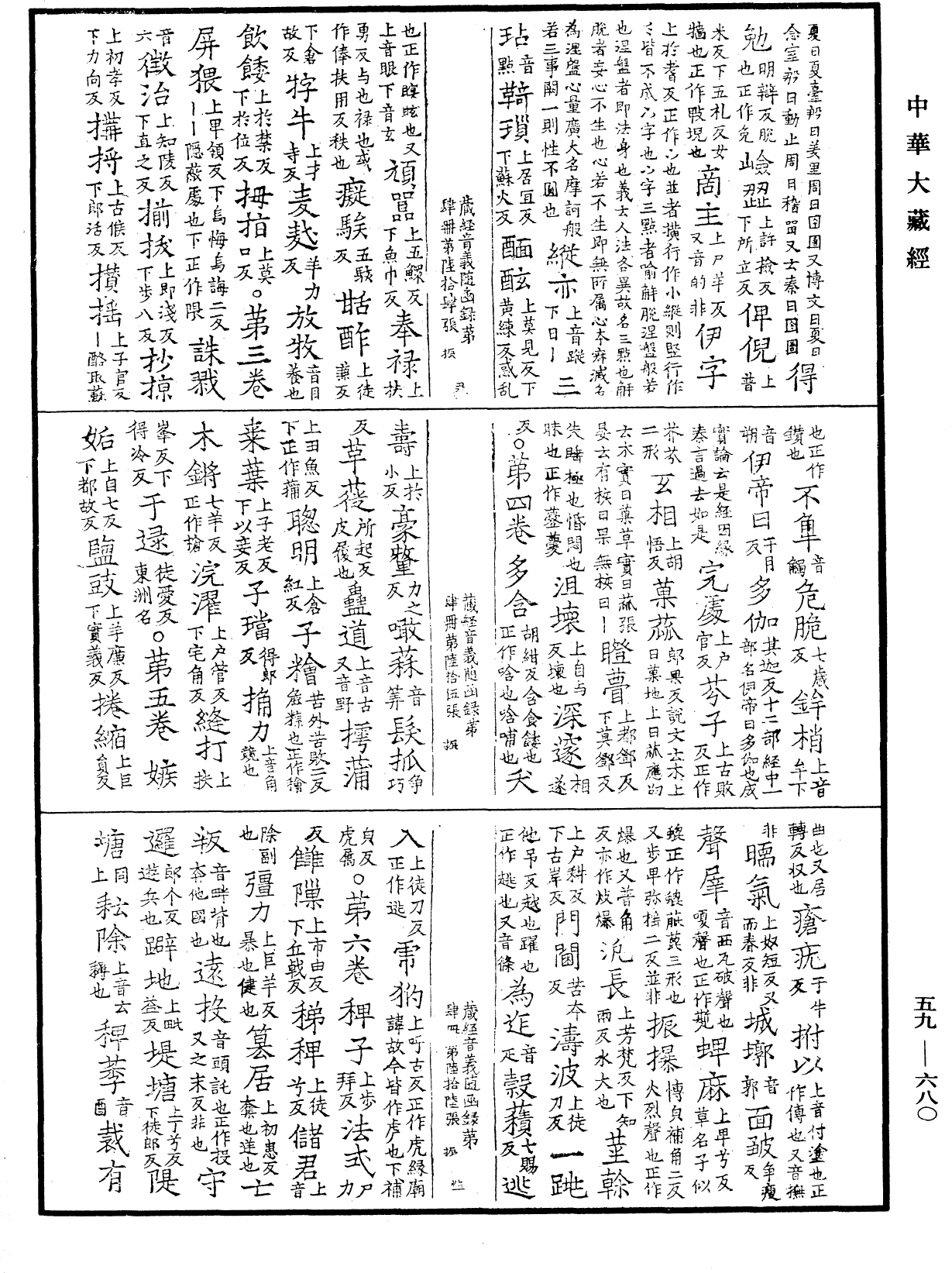 新集藏經音義隨函錄《中華大藏經》_第59冊_第0680頁