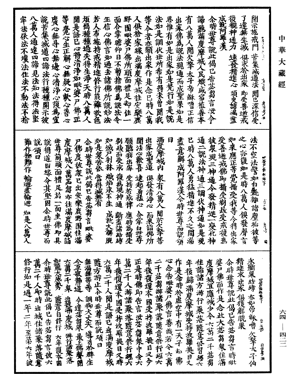 File:《中華大藏經》 第64冊 第0422頁.png