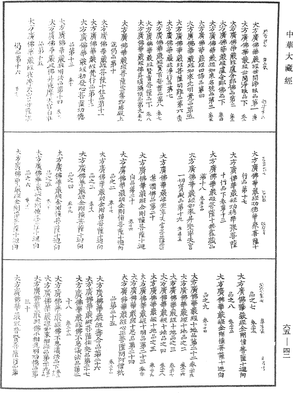 大唐開元釋教廣品歷章《中華大藏經》_第65冊_第0042頁