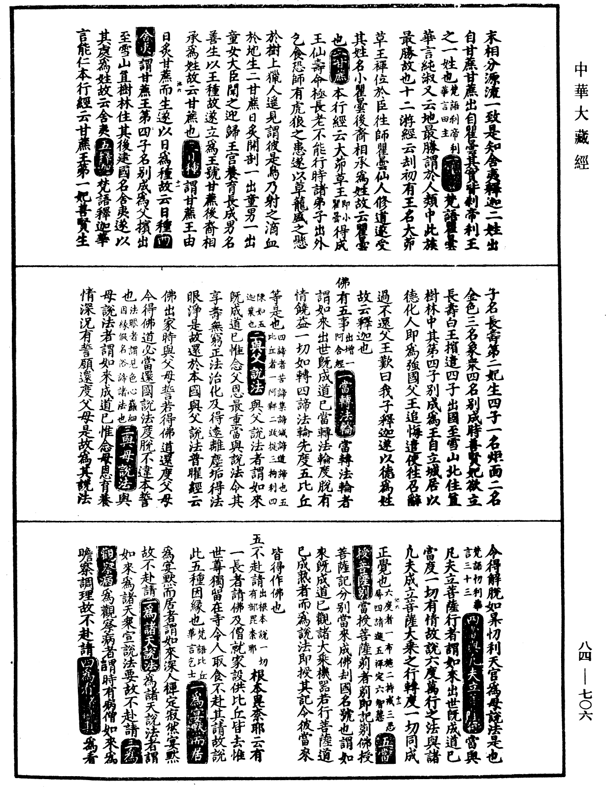 大明三藏法數(內總目二卷)《中華大藏經》_第84冊_第0706頁