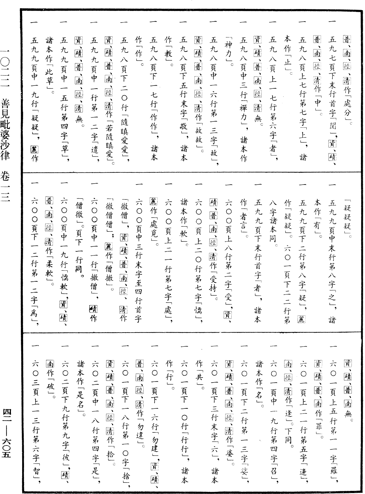 File:《中華大藏經》 第42冊 第605頁.png