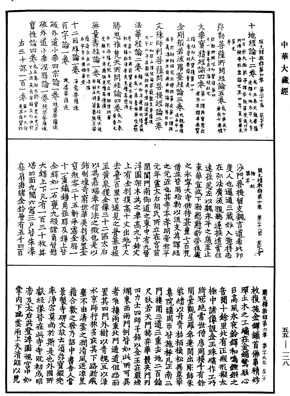開元釋教錄《中華大藏經》_第55冊_第128頁
