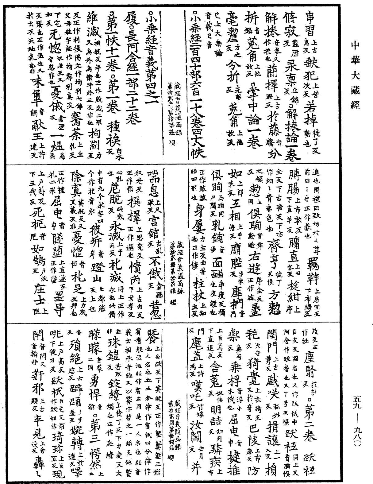 File:《中華大藏經》 第59冊 第0980頁.png